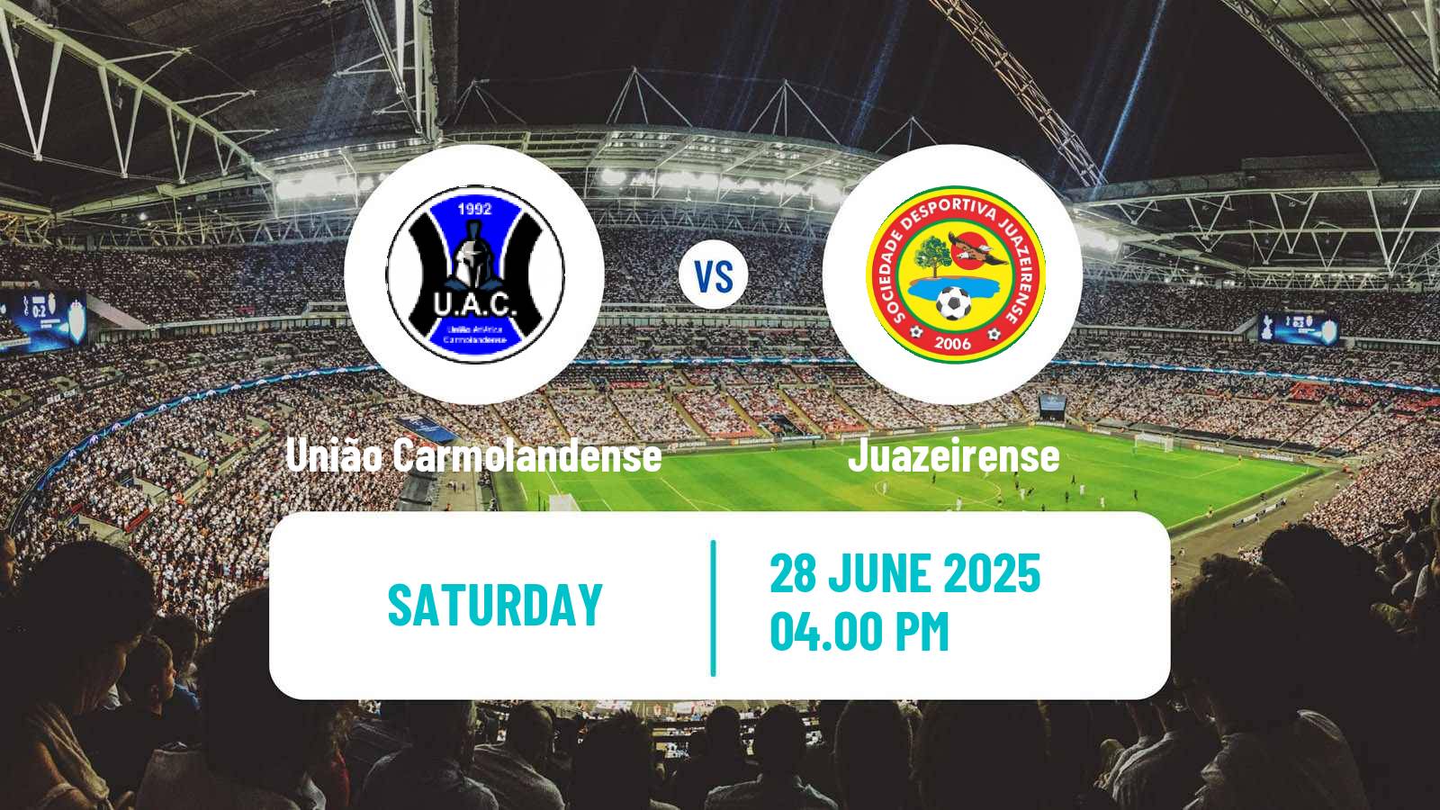 Soccer Brazilian Serie D União Carmolandense - Juazeirense