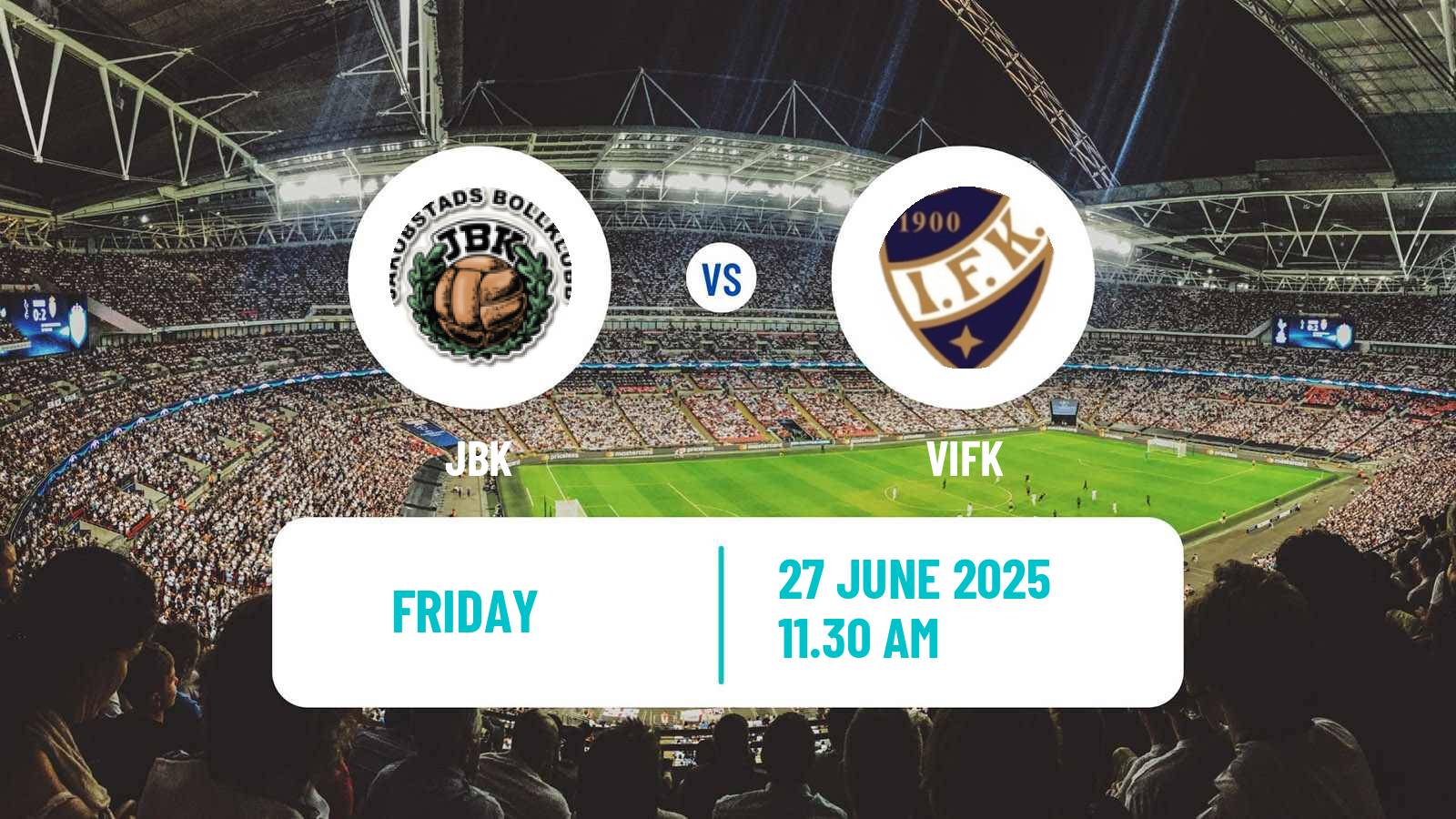 Soccer Finnish Kakkonen Group C JBK - VIFK