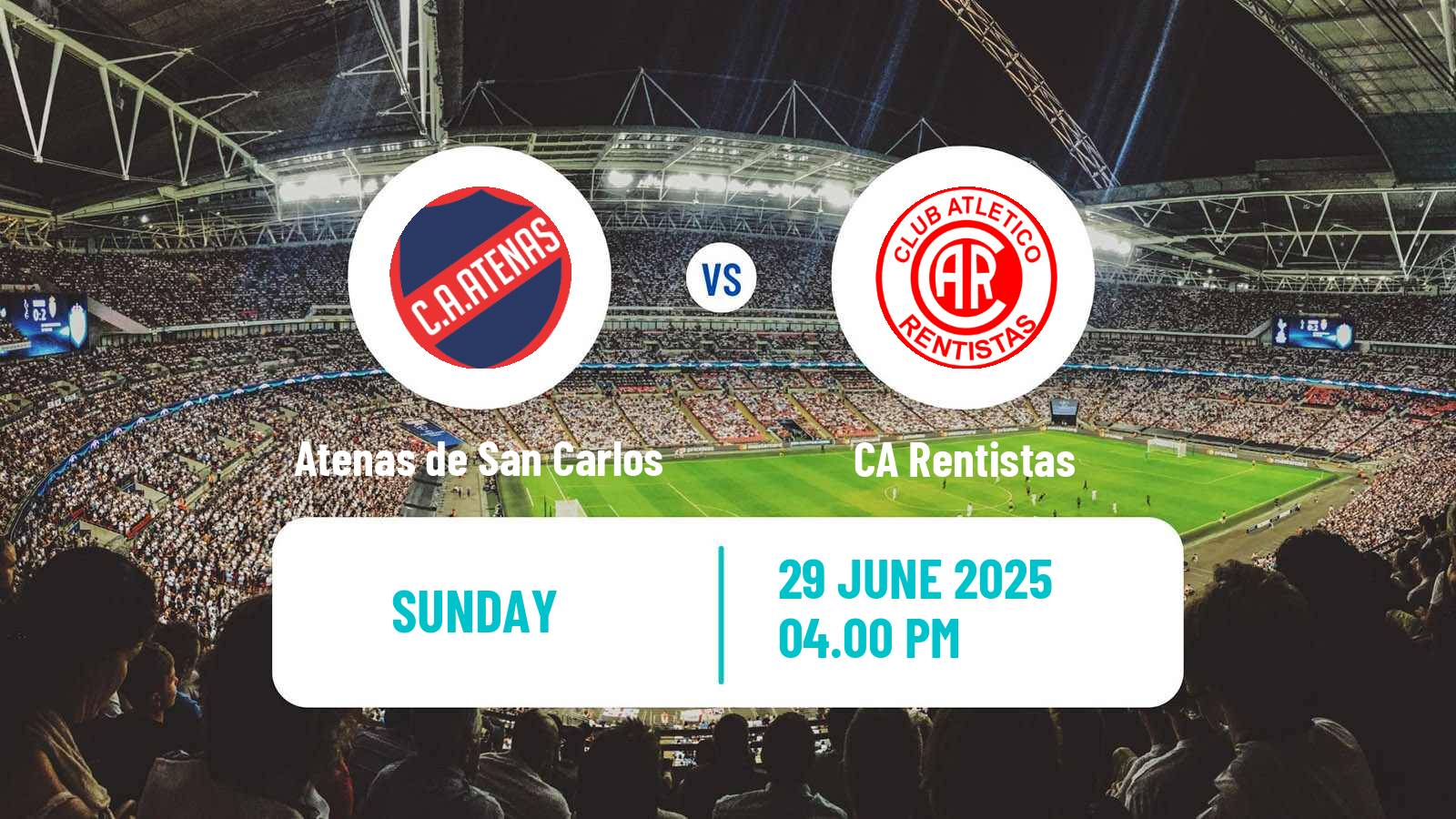 Soccer Uruguayan Segunda Division Atenas de San Carlos - Rentistas