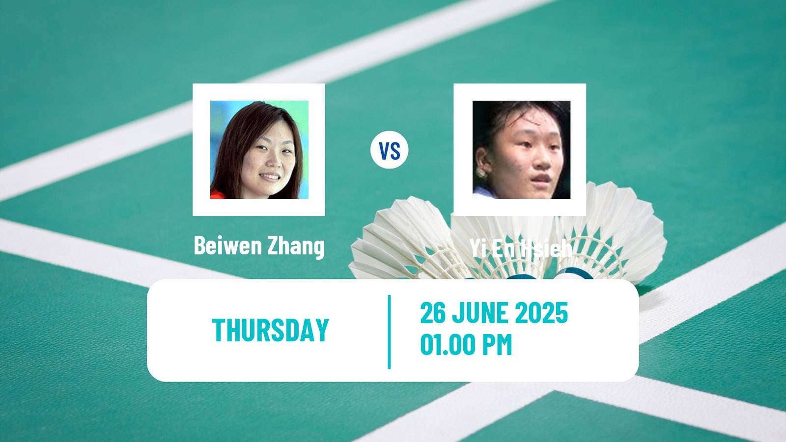 Badminton BWF World Tour Us Open Women Beiwen Zhang - Yi En Hsieh