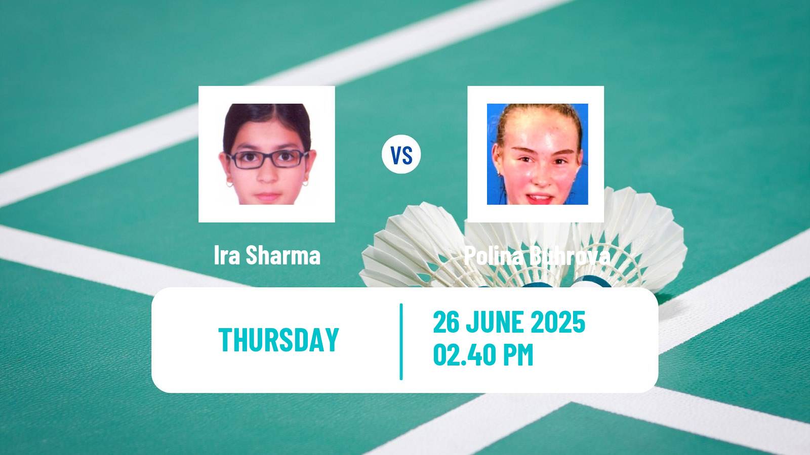 Badminton BWF World Tour Us Open Women Ira Sharma - Polina Buhrova