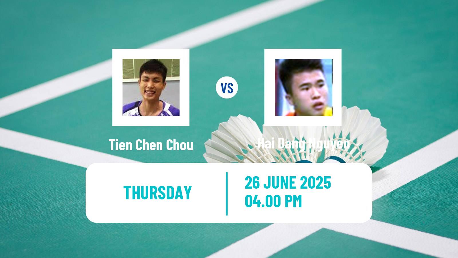 Badminton BWF World Tour Us Open Men Tien Chen Chou - Hai Dang Nguyen
