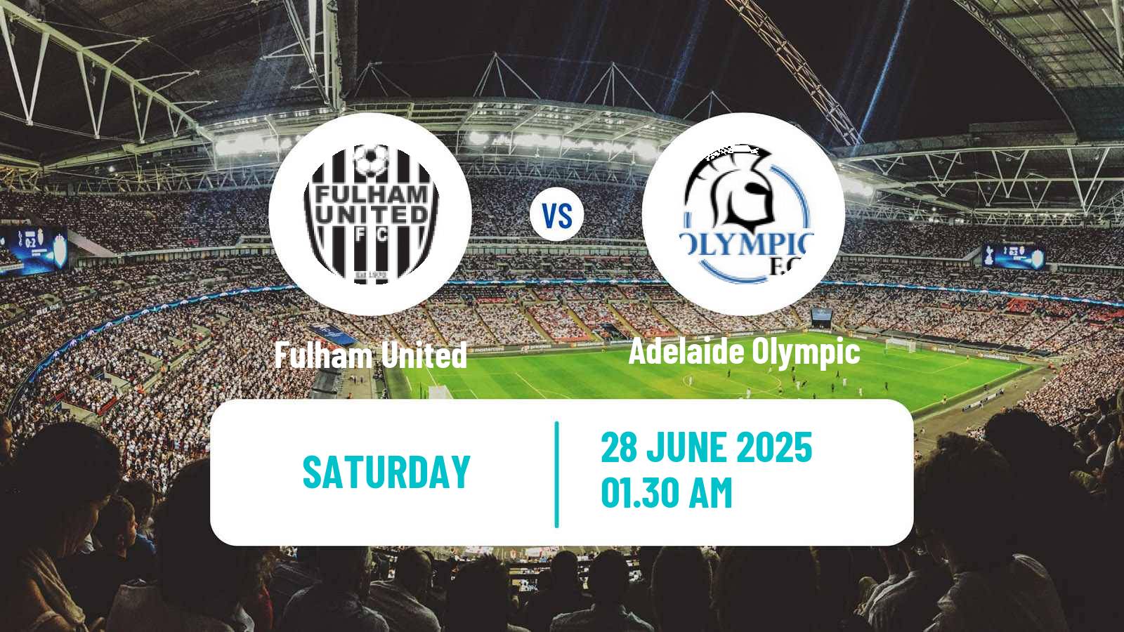 Soccer Australian SA State League Fulham United - Adelaide Olympic