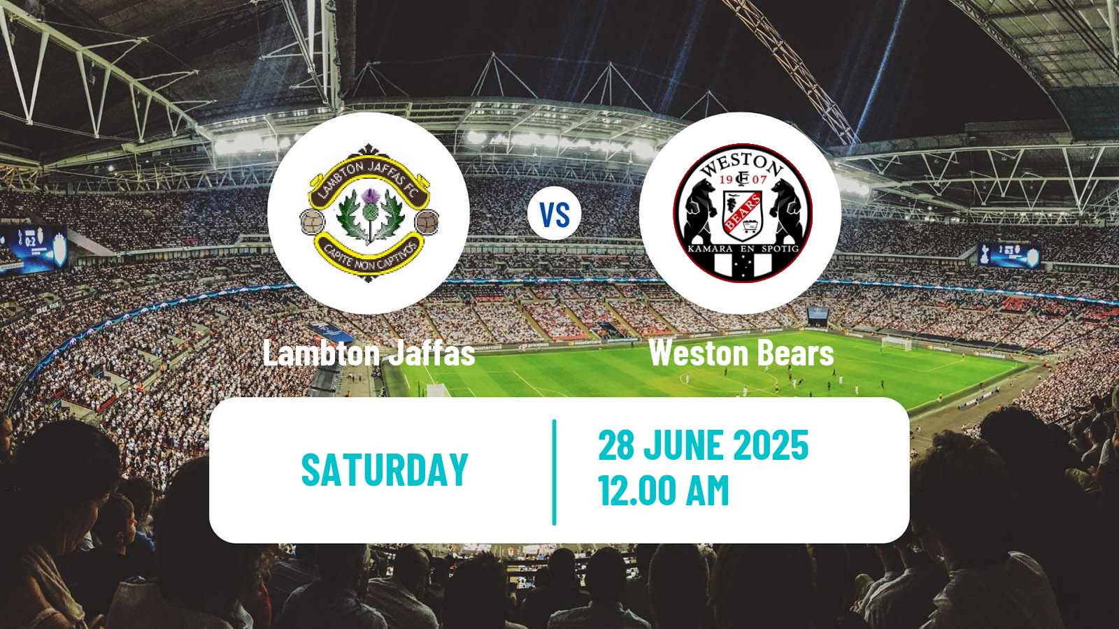 Soccer Australian NPL Northern NSW Lambton Jaffas - Weston Bears