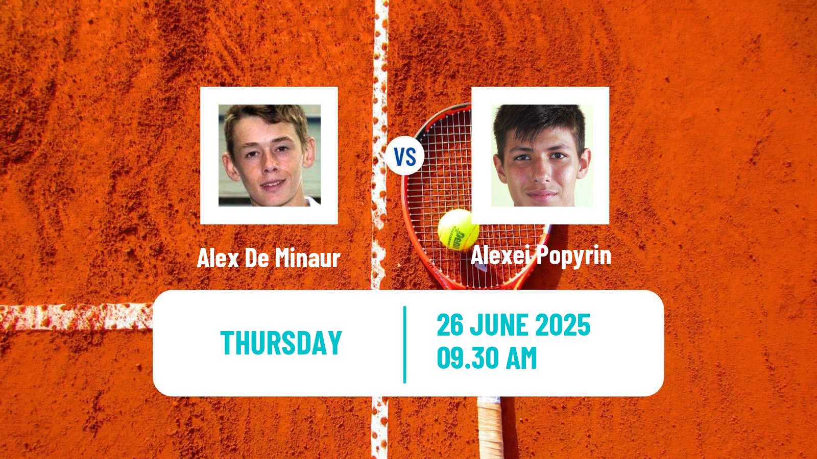 Tennis Exhibition Boodles Challenge Men Alex De Minaur - Alexei Popyrin