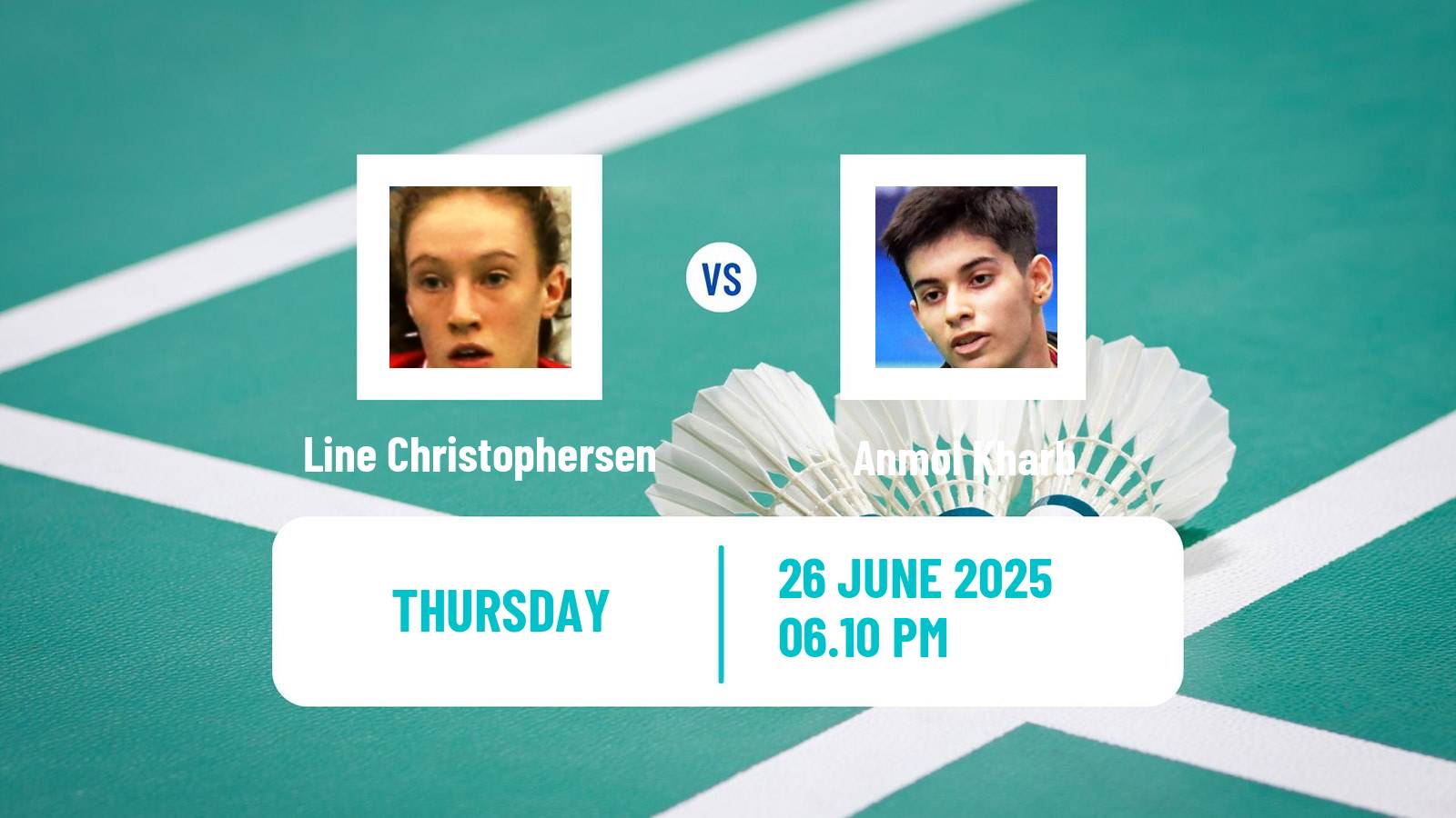 Badminton BWF World Tour Us Open Women Line Christophersen - Anmol Kharb