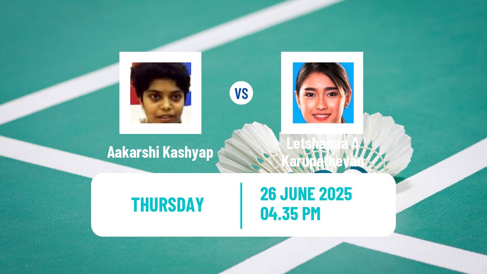Badminton BWF World Tour Us Open Women Aakarshi Kashyap - Letshanaa A Karupathevan