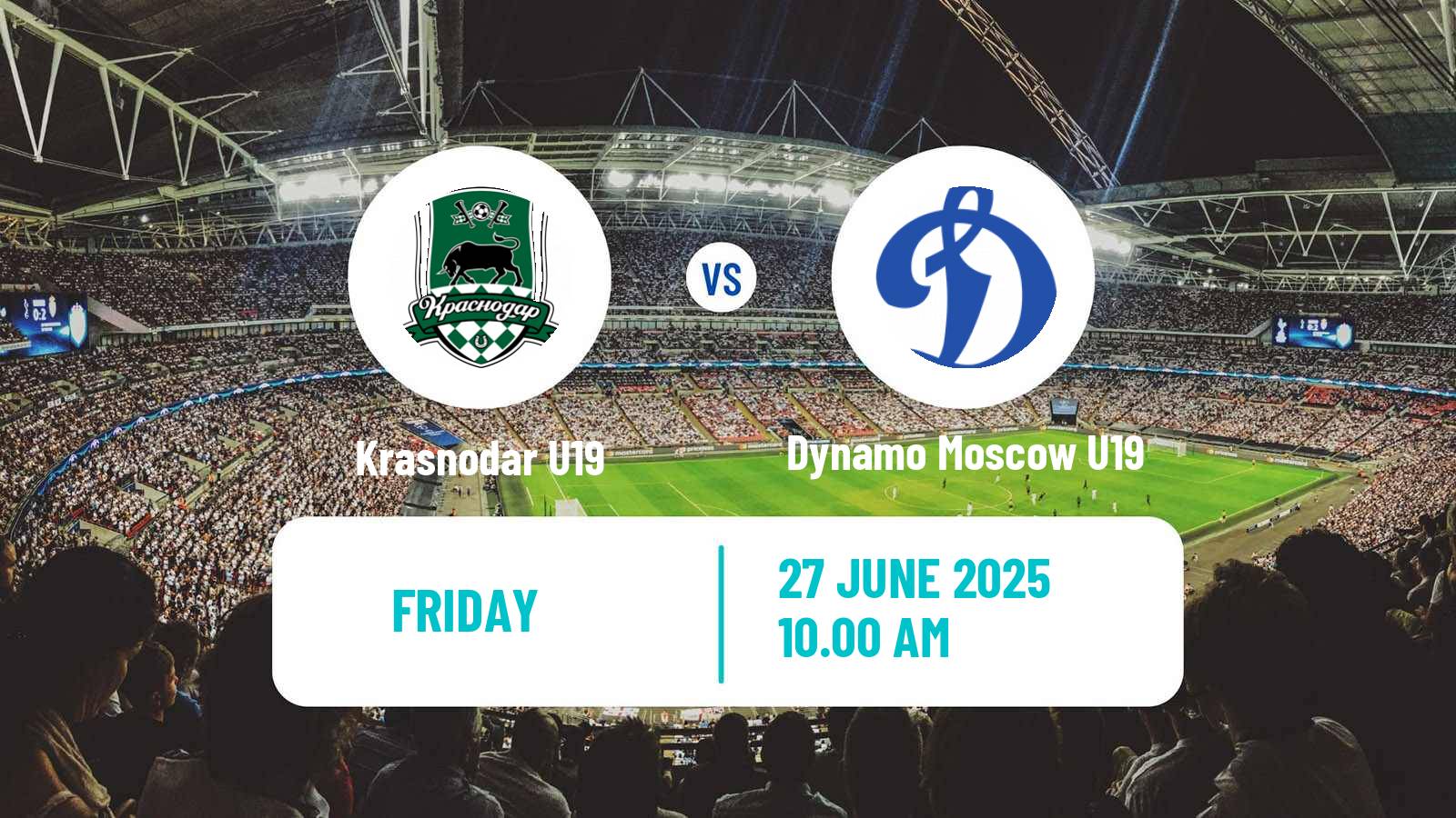 Soccer Russian Youth League Krasnodar U19 - Dynamo Moscow U19