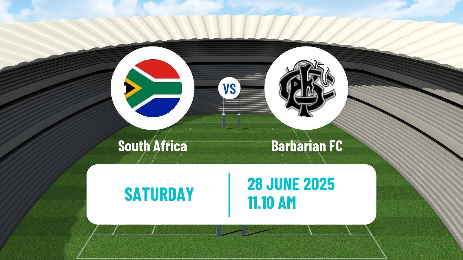 Rugby union Friendly International Rugby Union South Africa - Barbarian