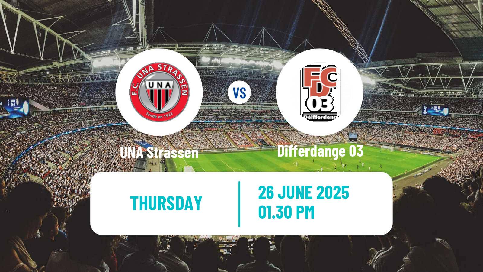 Soccer Club Friendly UNA Strassen - Differdange 03