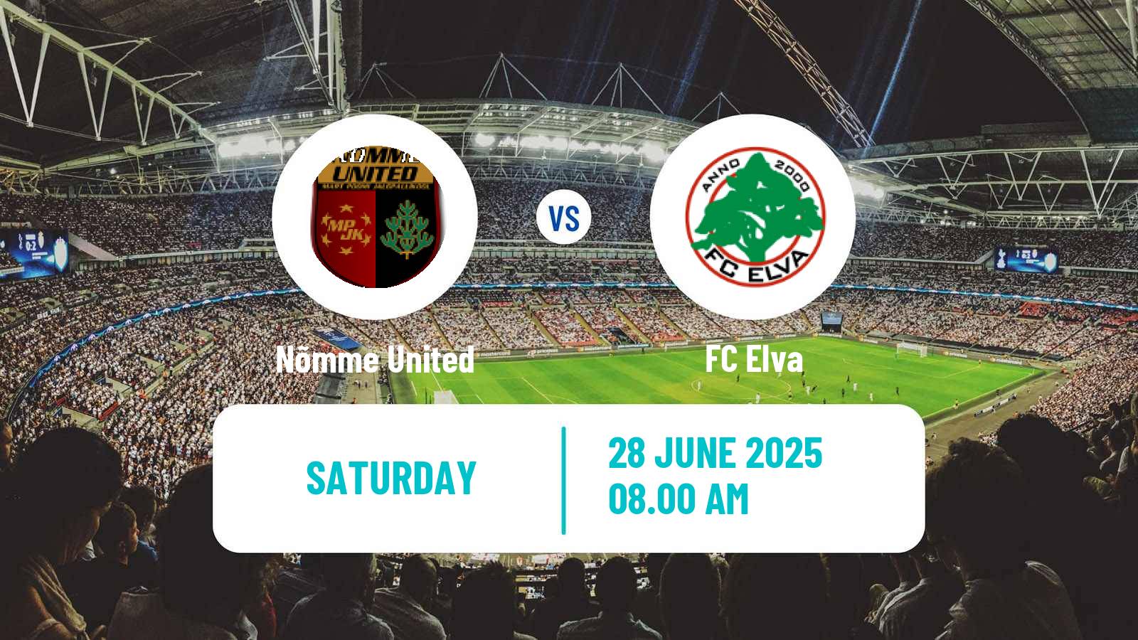 Soccer Estonian Esiliiga Nõmme United - Elva