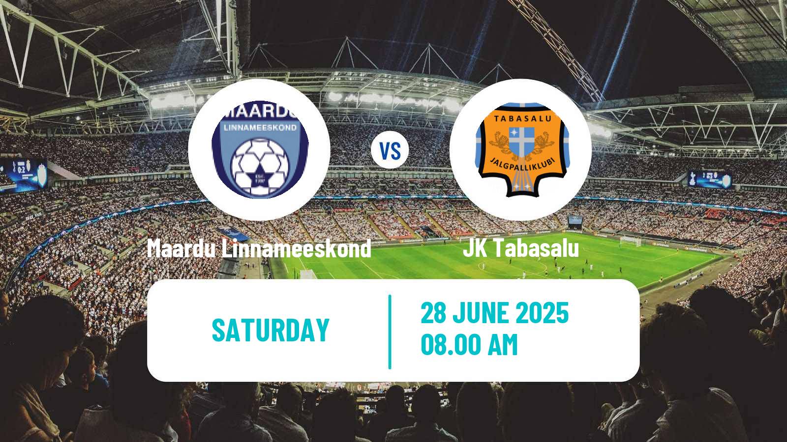 Soccer Estonian Esiliiga B Maardu Linnameeskond - Tabasalu