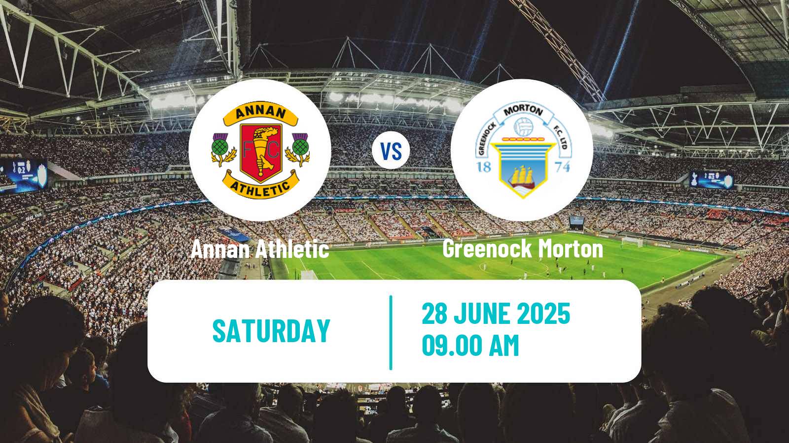 Soccer Club Friendly Annan Athletic - Greenock Morton