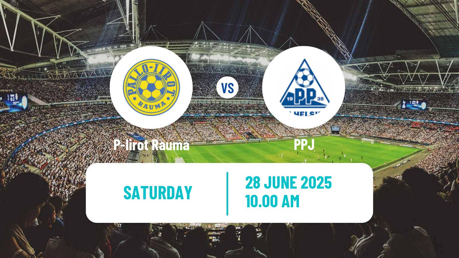 Soccer Finnish Kakkonen Group B P-Iirot Rauma - PPJ