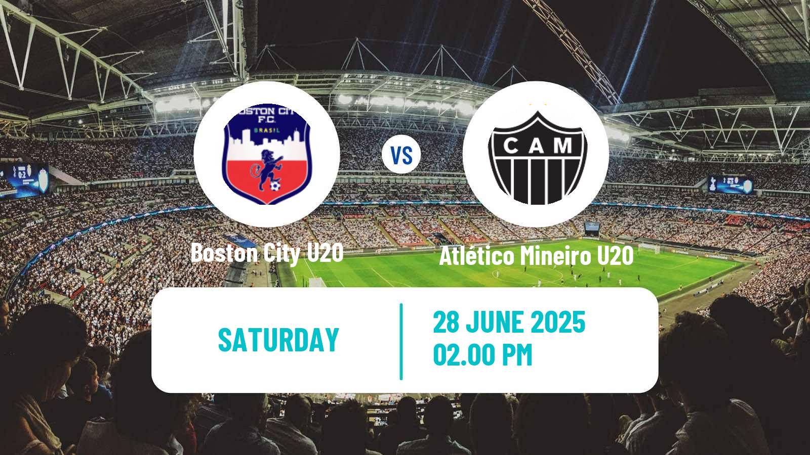 Soccer Brazilian Mineiro U20 Boston City U20 - Atlético Mineiro U20