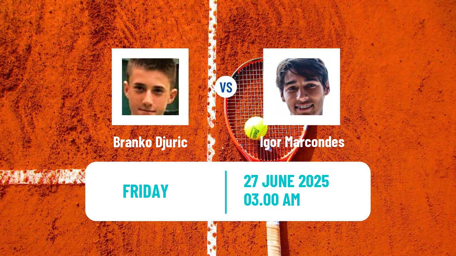 Tennis ITF M15 Kursumlijska Banja 8 Men Branko Djuric - Igor Marcondes