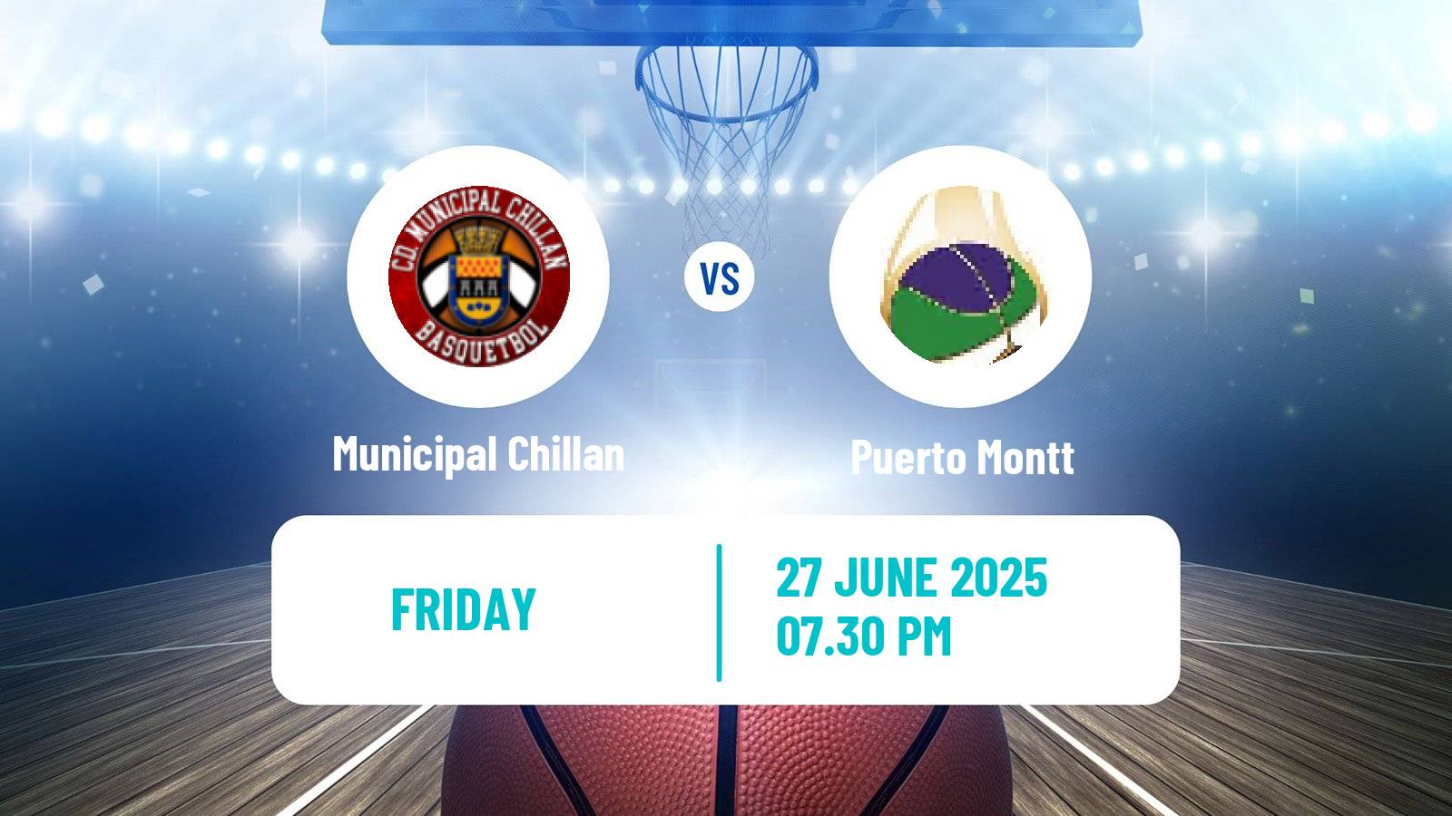 Basketball Chilean LNB 2 Municipal Chillan - Puerto Montt