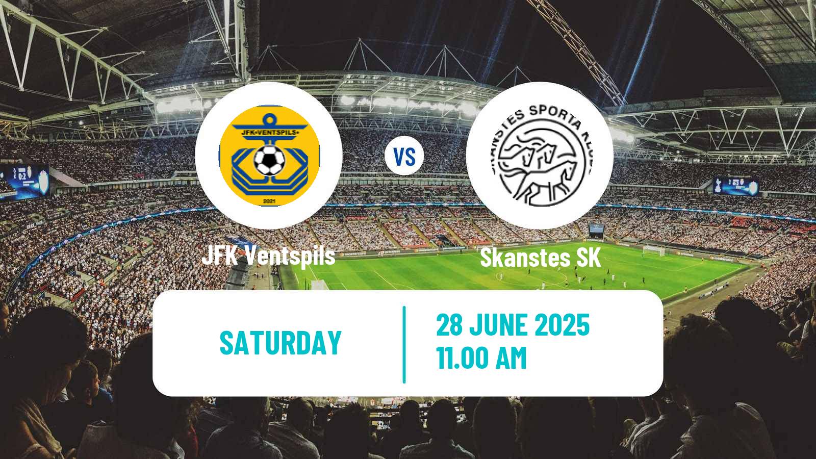 Soccer Latvian 1 Liga JFK Ventspils - Skanstes
