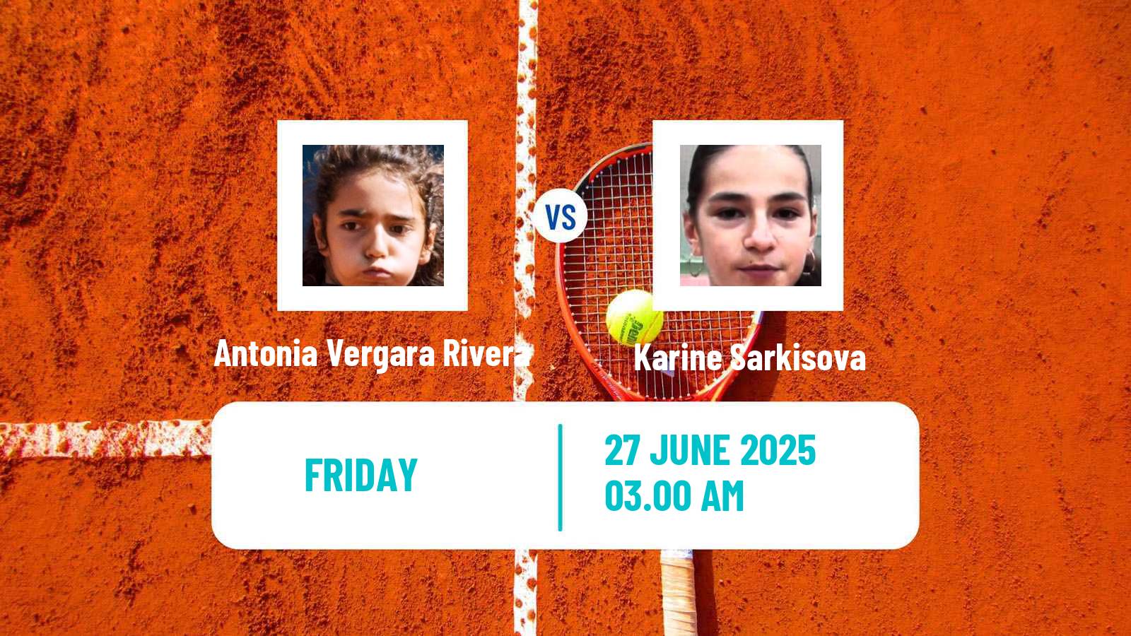 Tennis ITF W15 Kursumlijska Banja 8 Women Antonia Vergara Rivera - Karine Sarkisova