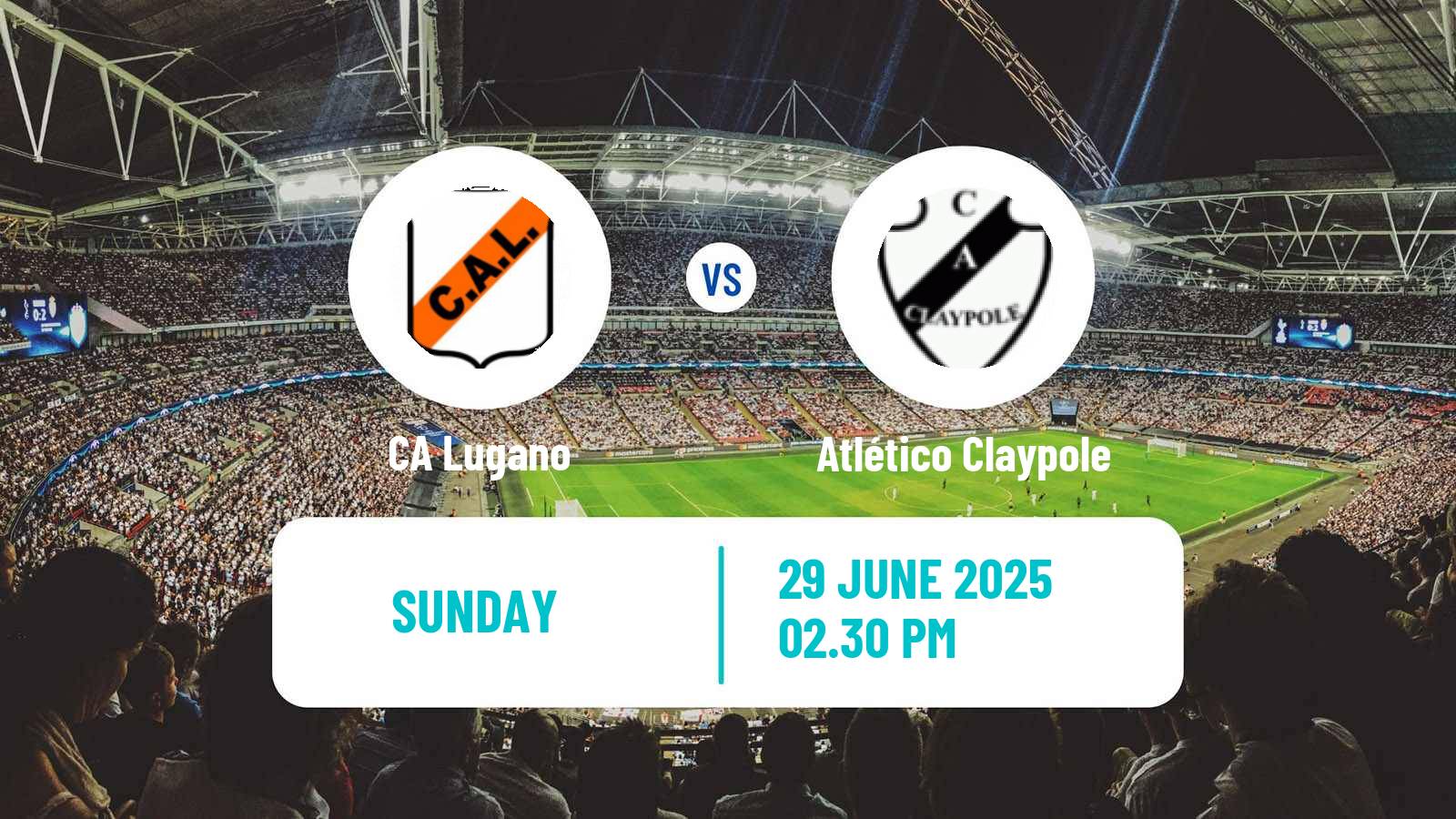 Soccer Argentinian Primera C Lugano - Atlético Claypole