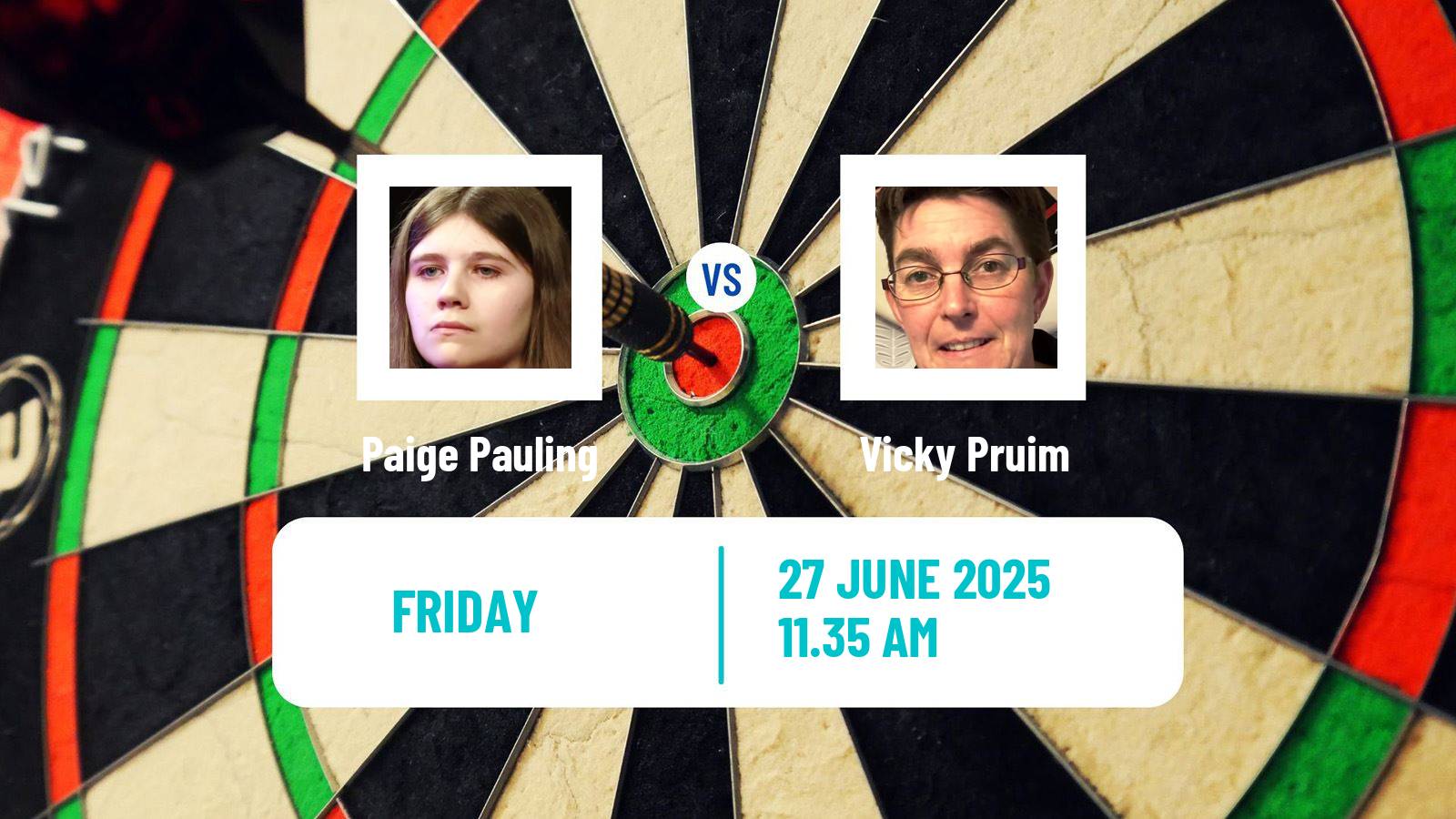 Darts Modus Super Series Paige Pauling - Vicky Pruim