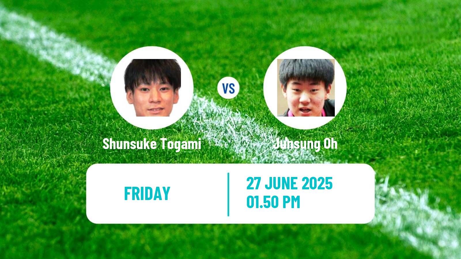 Table tennis Wtt Contender Zagreb Men Shunsuke Togami - Junsung Oh