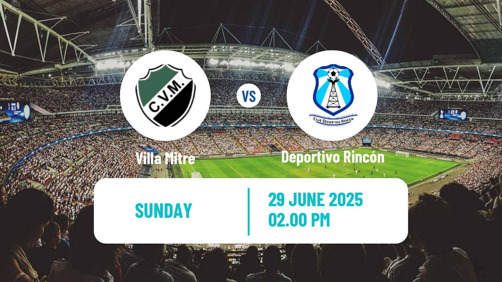 Soccer Argentinian Torneo Federal Villa Mitre - Deportivo Rincón
