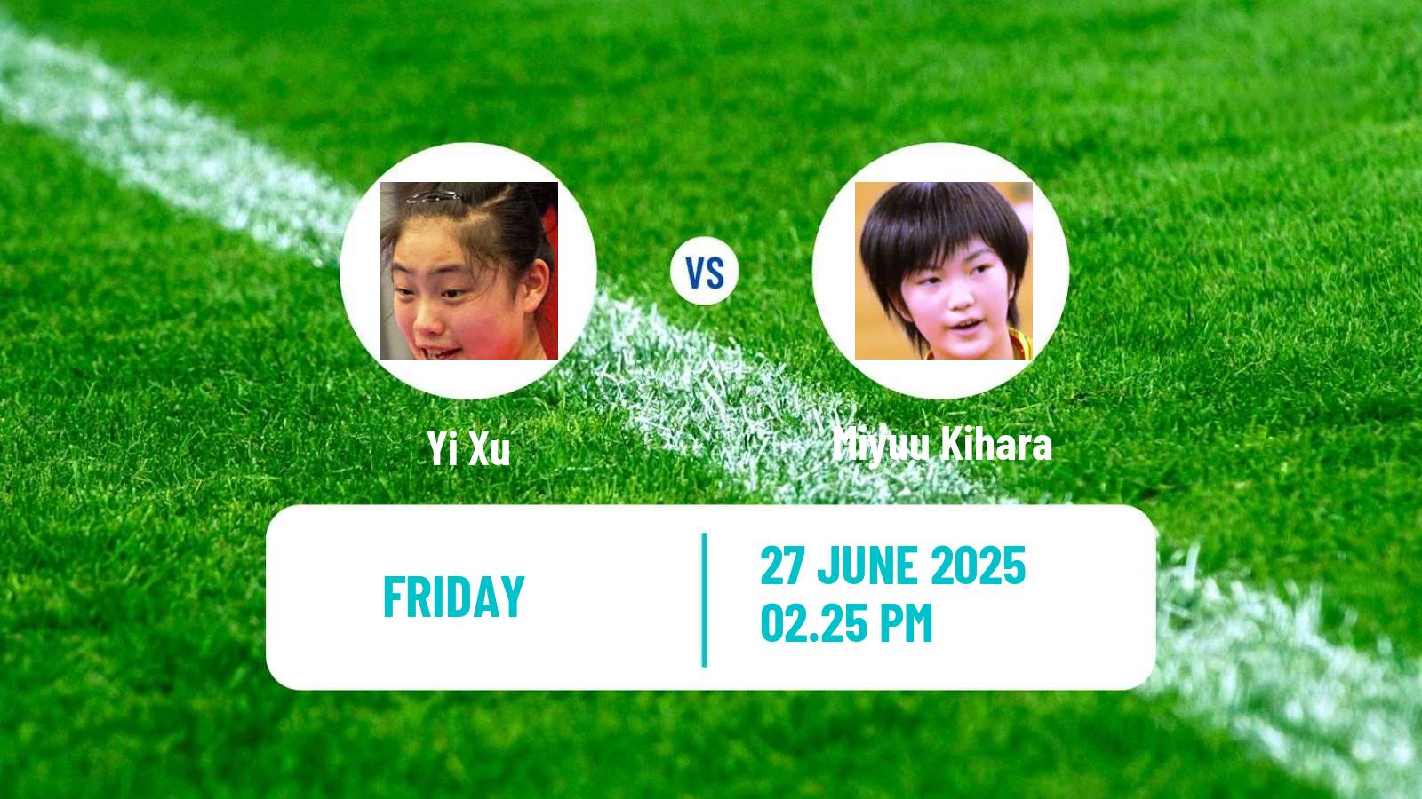 Table tennis Wtt Contender Zagreb Women Yi Xu - Miyuu Kihara