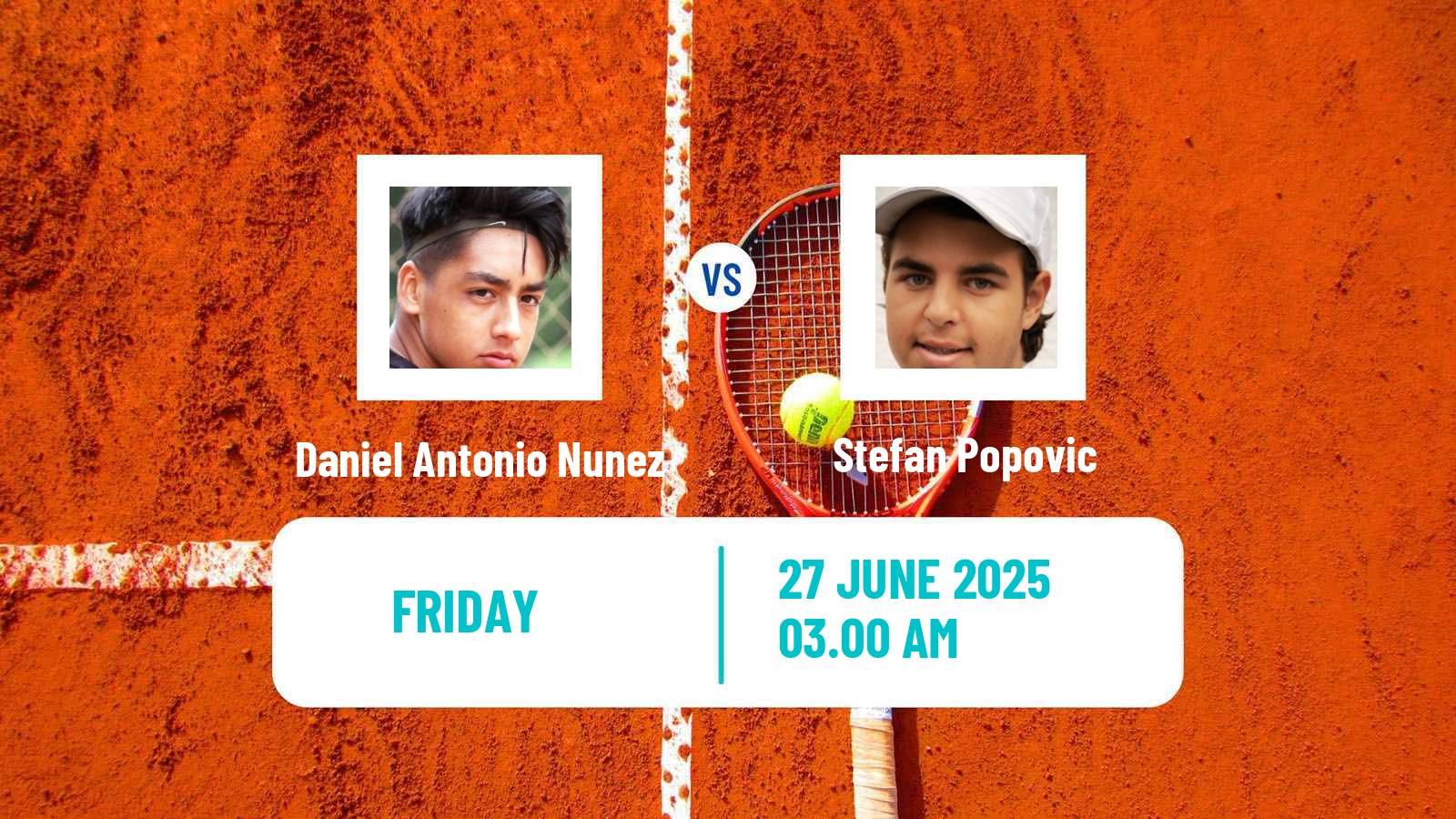 Tennis ITF M15 Kursumlijska Banja 8 Men Daniel Antonio Nunez - Stefan Popovic