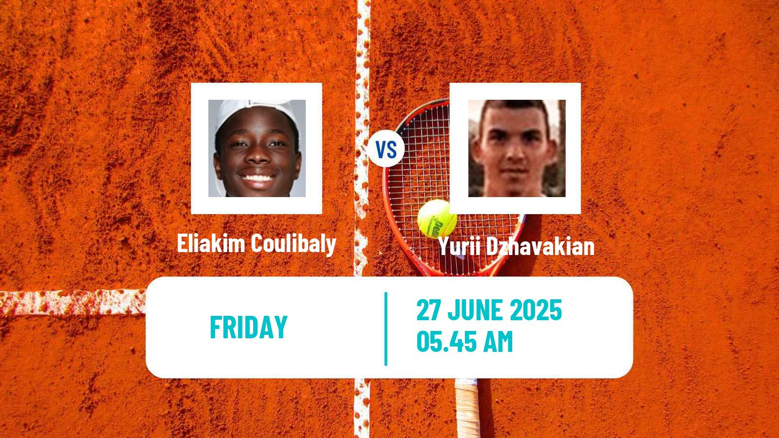 Tennis ITF M25 Monastir 4 Men Eliakim Coulibaly - Yurii Dzhavakian