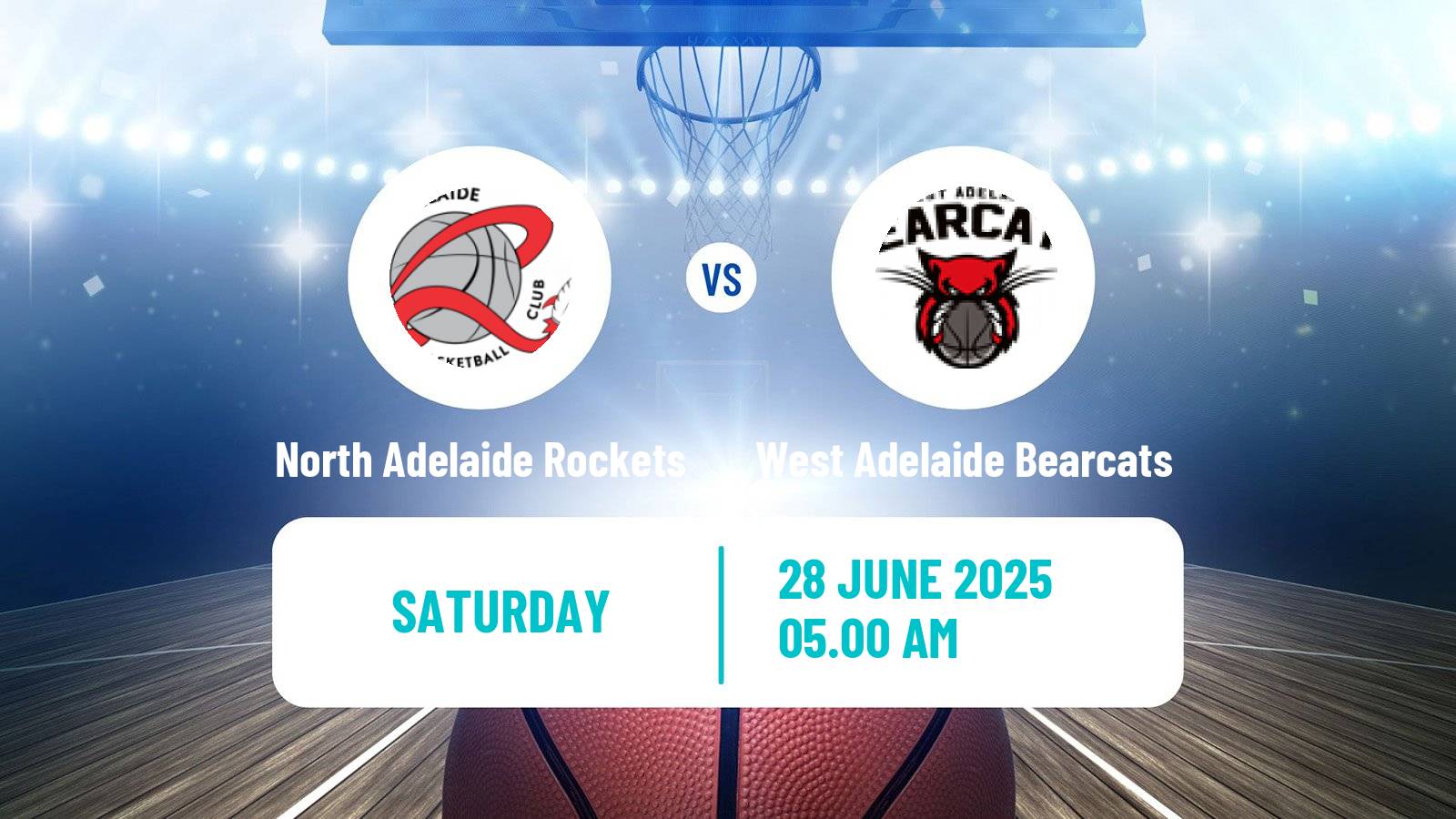Basketball Australian NBL1 Central Women North Adelaide Rockets - West Adelaide Bearcats