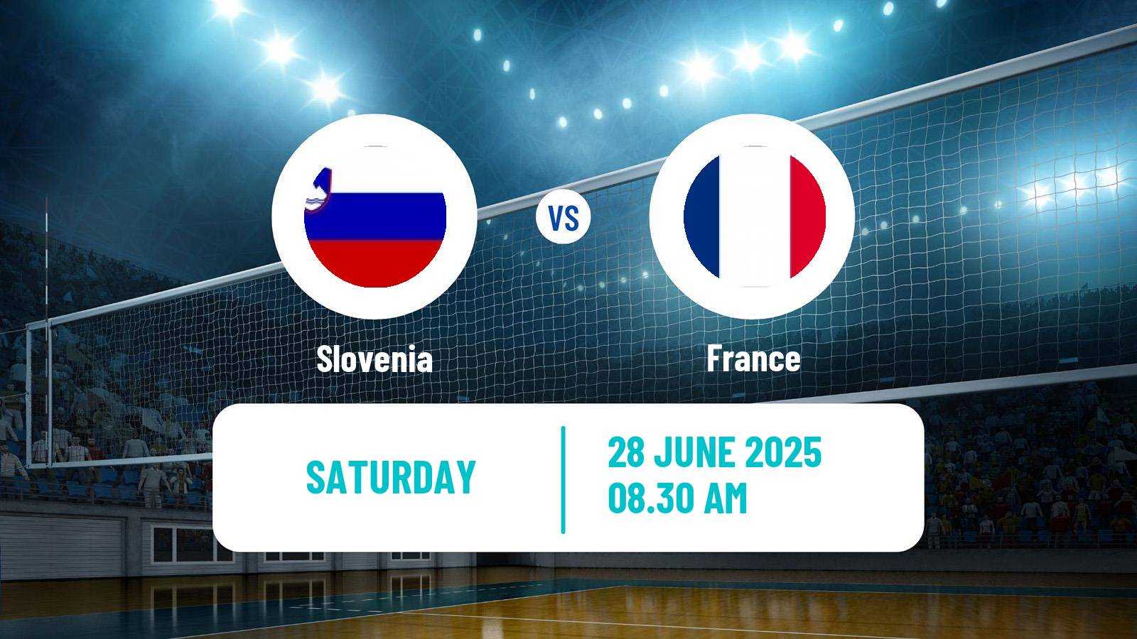 Volleyball Nations League Volleyball Slovenia - France