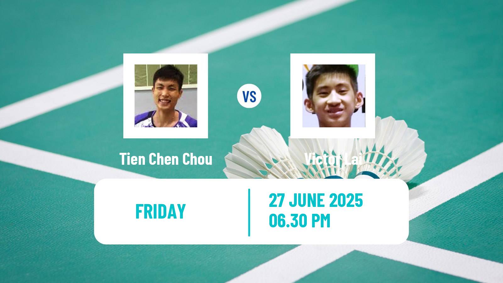 Badminton BWF World Tour Us Open Men Tien Chen Chou - Victor Lai