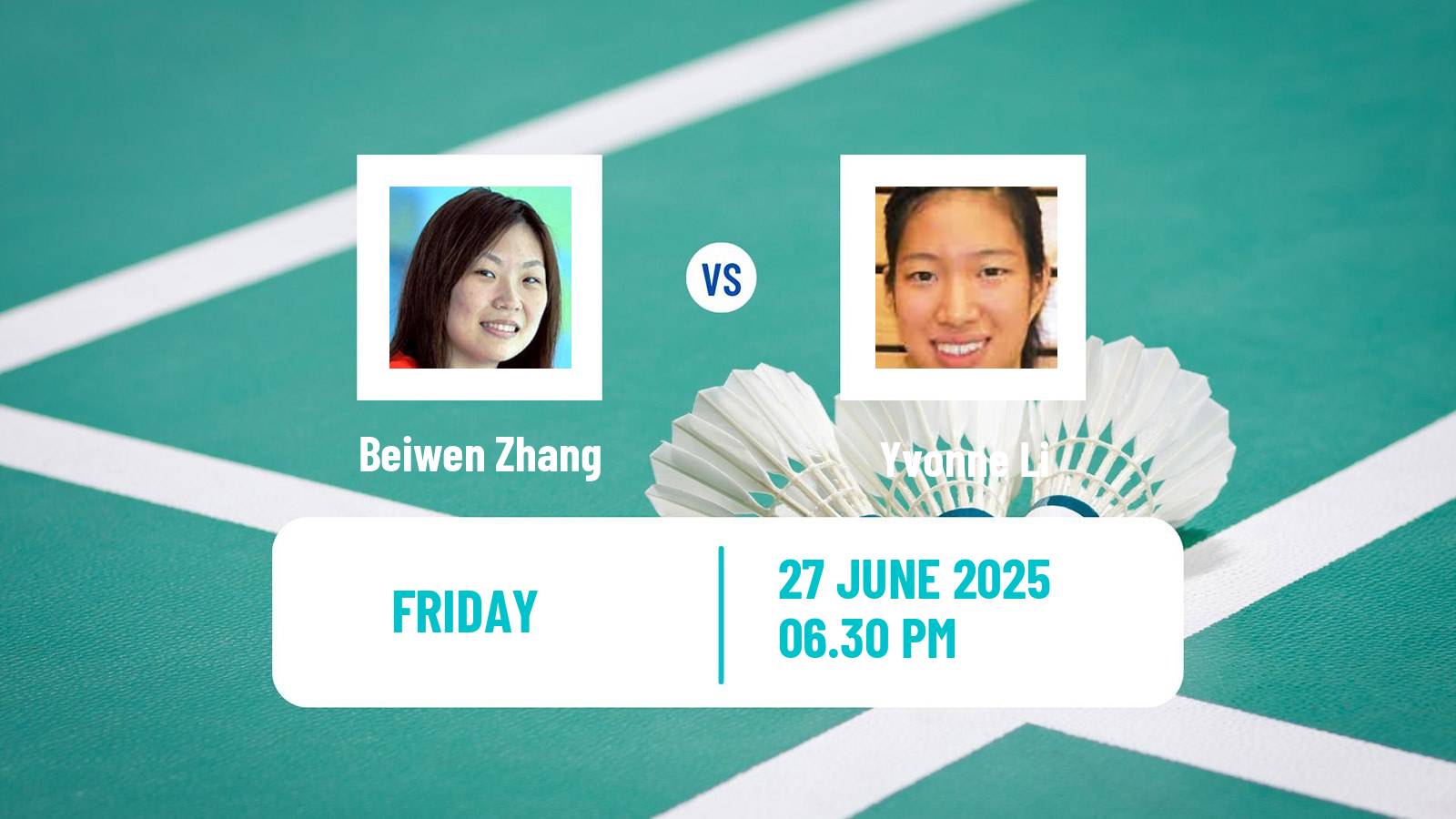 Badminton BWF World Tour Us Open Women Beiwen Zhang - Yvonne Li