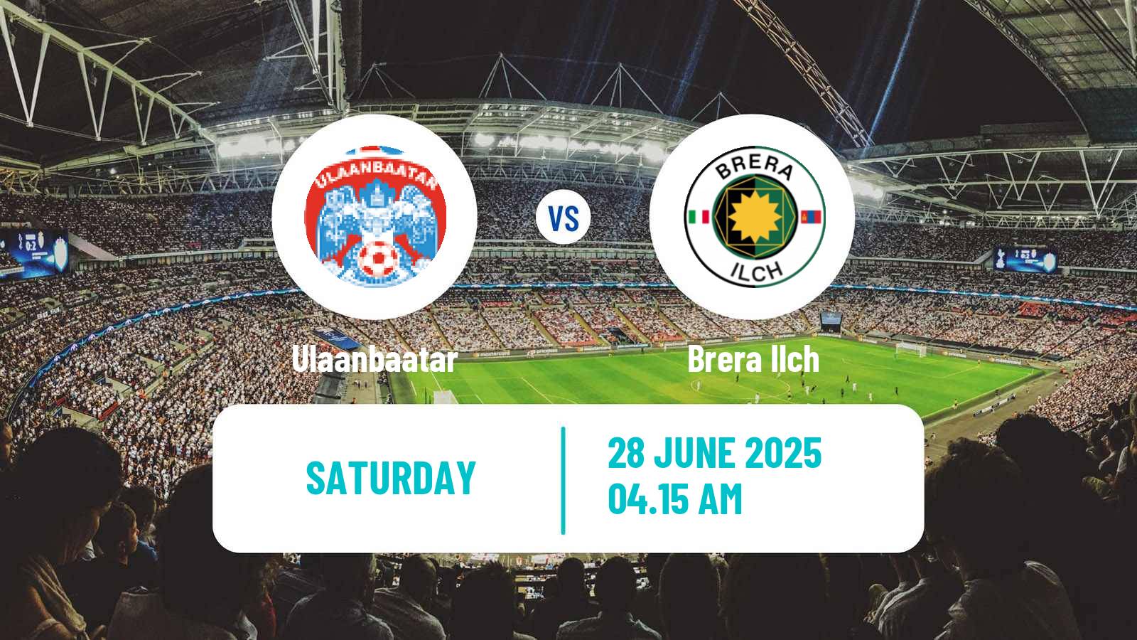 Soccer Mongolian Premier League Ulaanbaatar - Brera Ilch