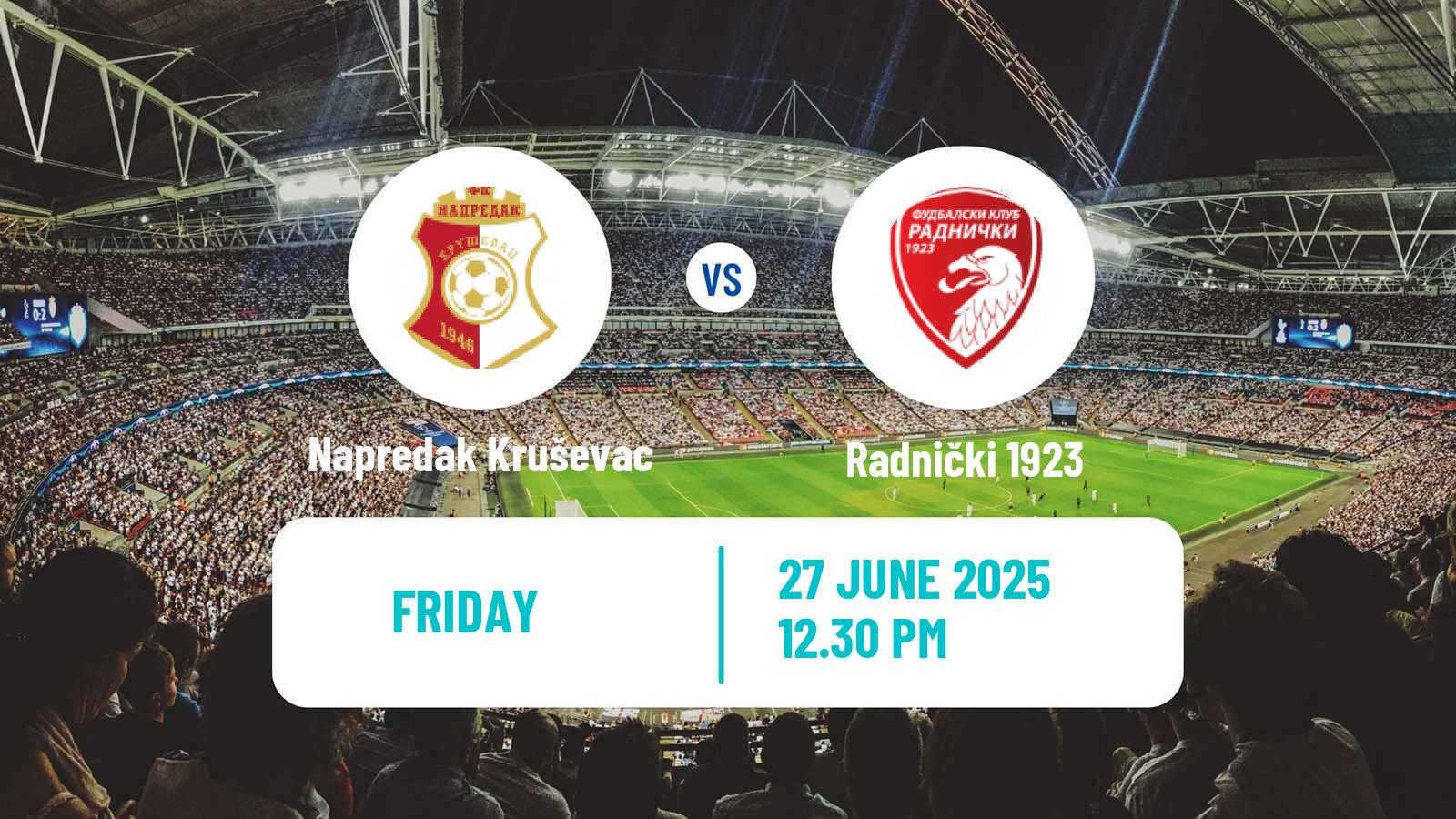 Soccer Club Friendly Napredak Kruševac - Radnički 1923
