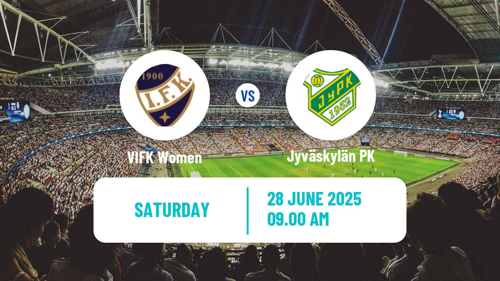 Soccer Finnish Kansallinen Liiga Women VIFK - Jyväskylän PK