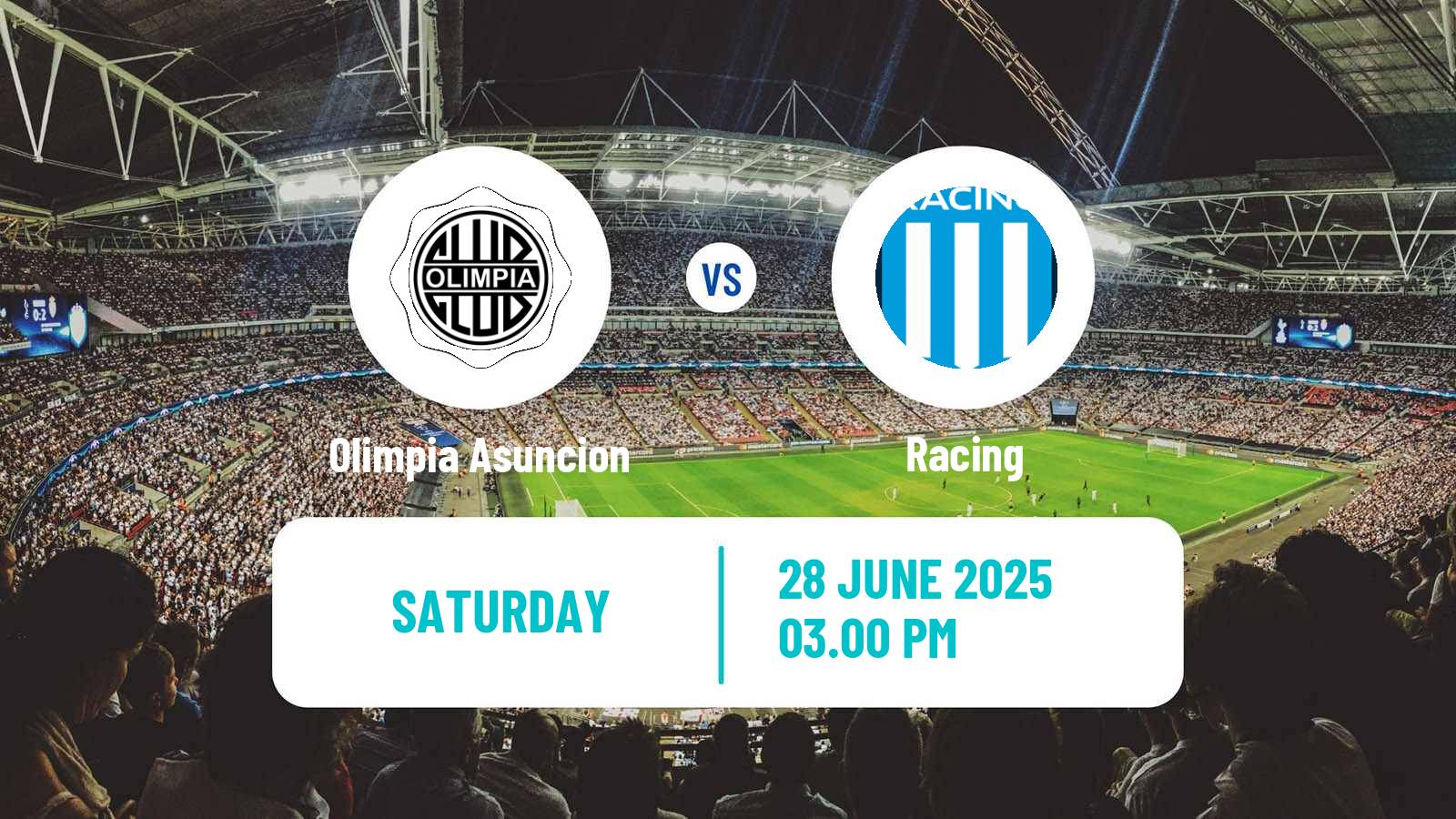 Soccer Club Friendly Olimpia Asuncion - Racing
