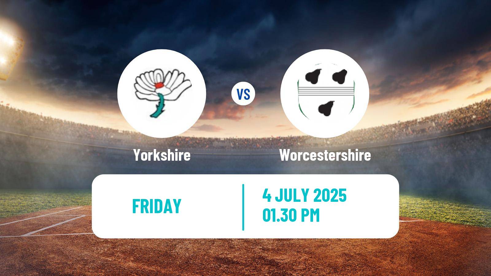 Cricket Vitality Blast Yorkshire - Worcestershire