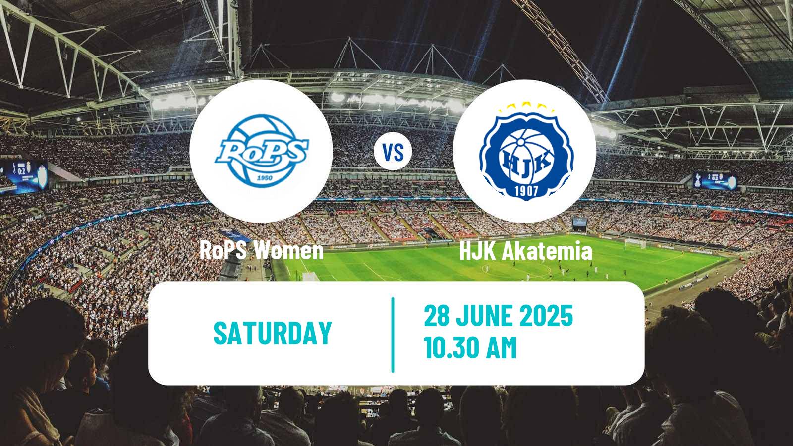 Soccer Finnish Ykkonen Women RoPS - HJK Akatemia