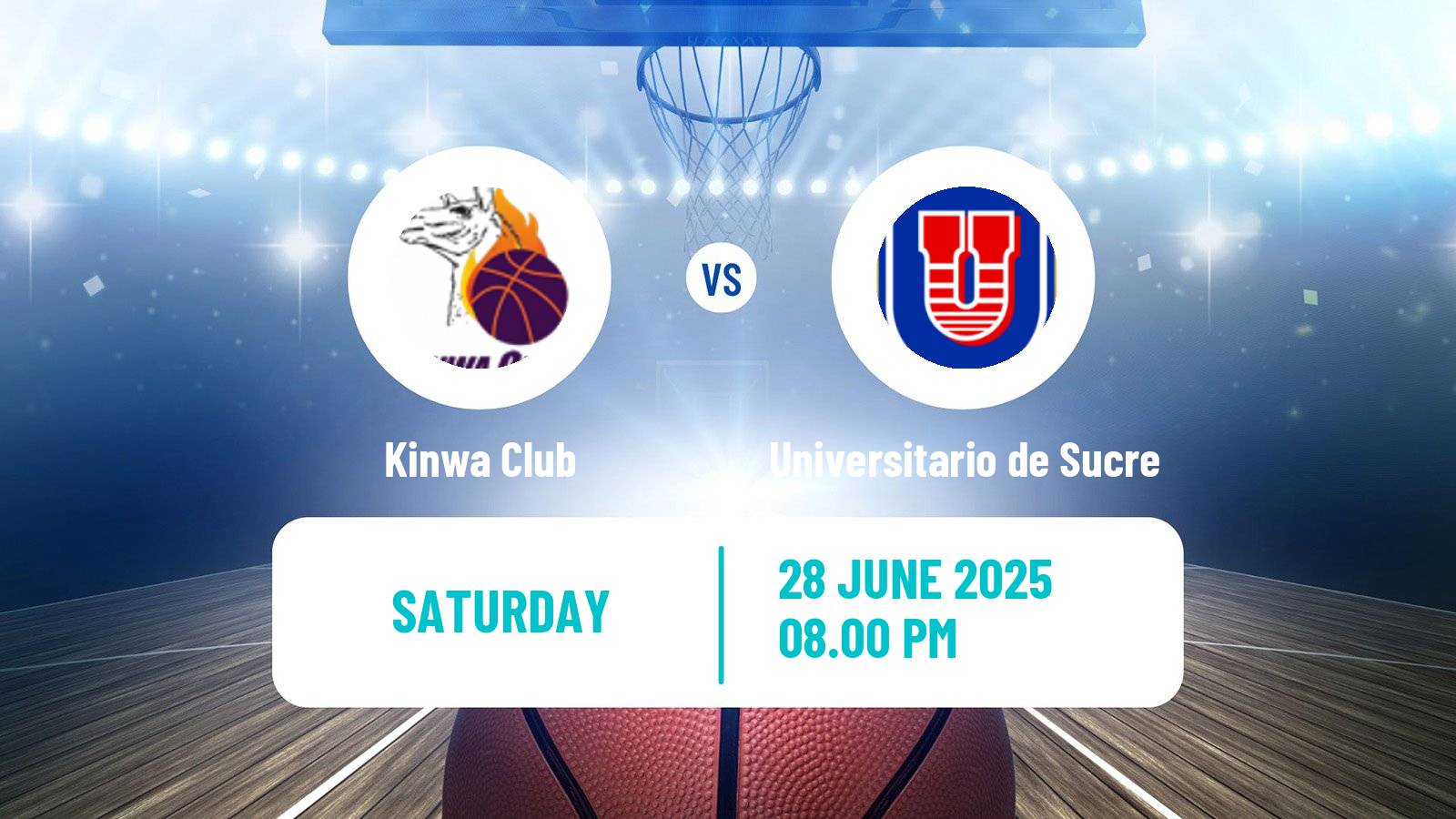 Basketball Bolivian Libobasquet Kinwa - Universitario de Sucre