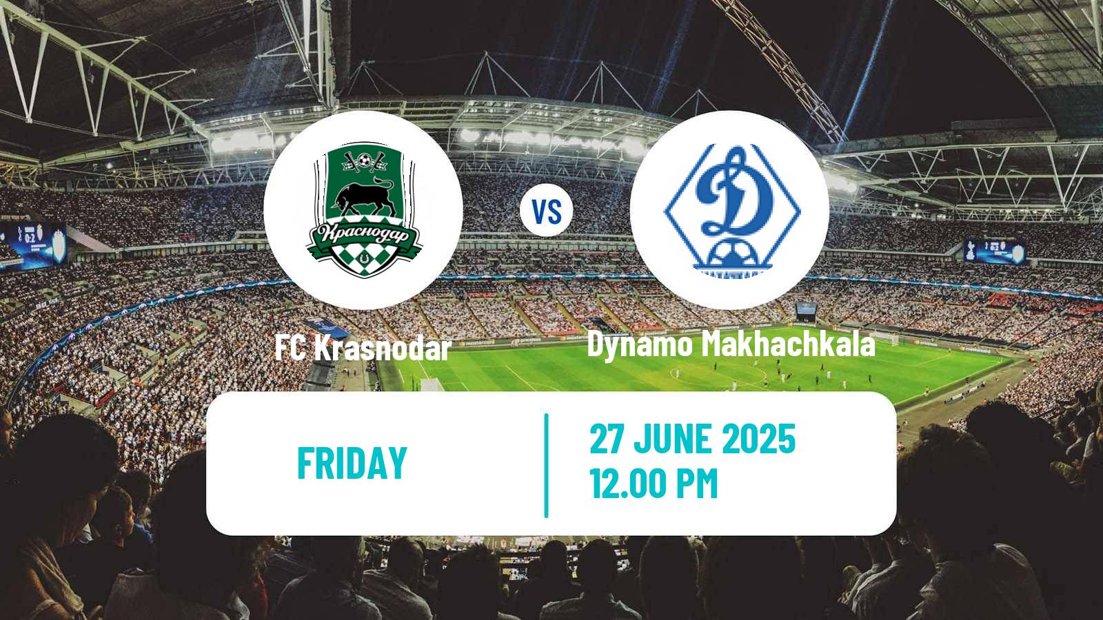 Soccer Club Friendly Krasnodar - Dynamo Makhachkala