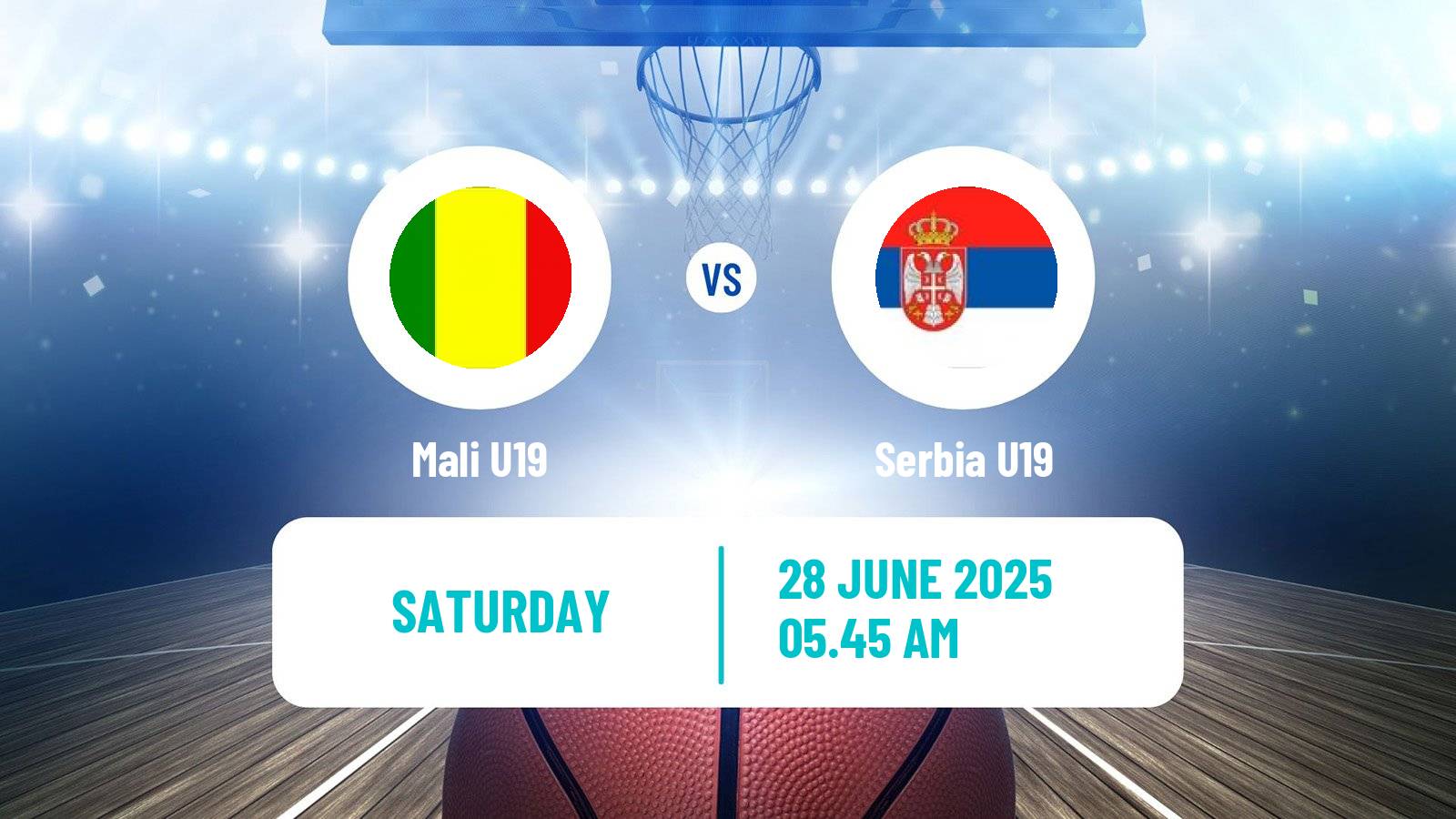 Basketball World Championship U19 Basketball Mali U19 - Serbia U19