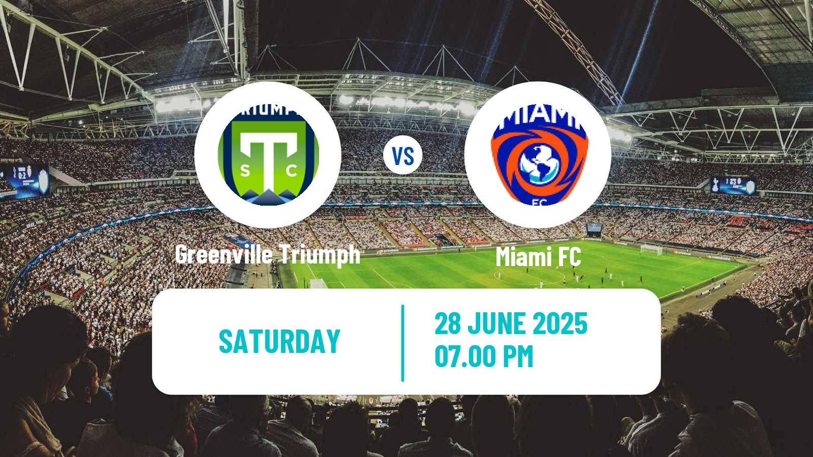 Soccer  USL League One Cup Greenville Triumph - Miami