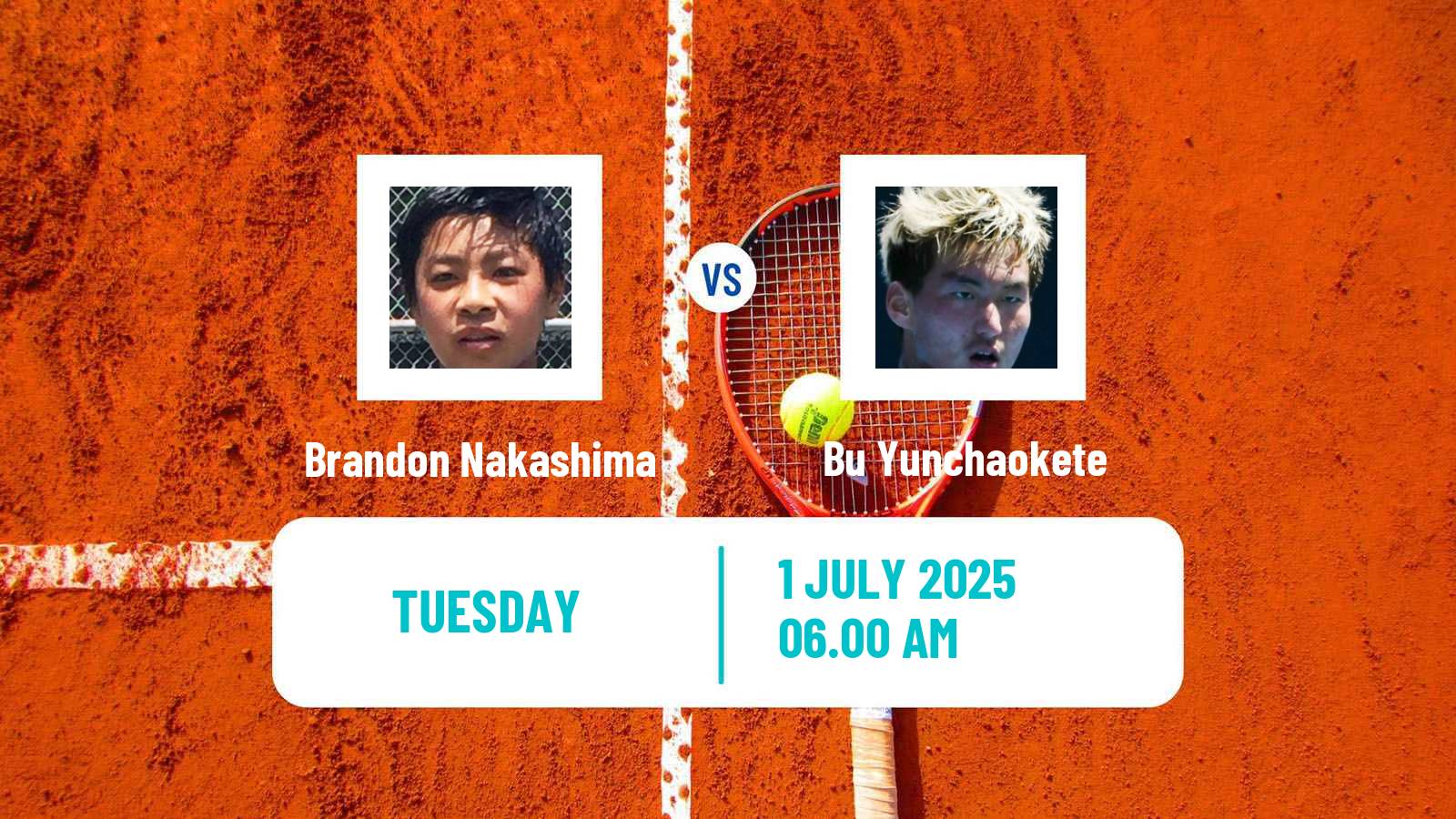 Tennis ATP Wimbledon Brandon Nakashima - Bu Yunchaokete