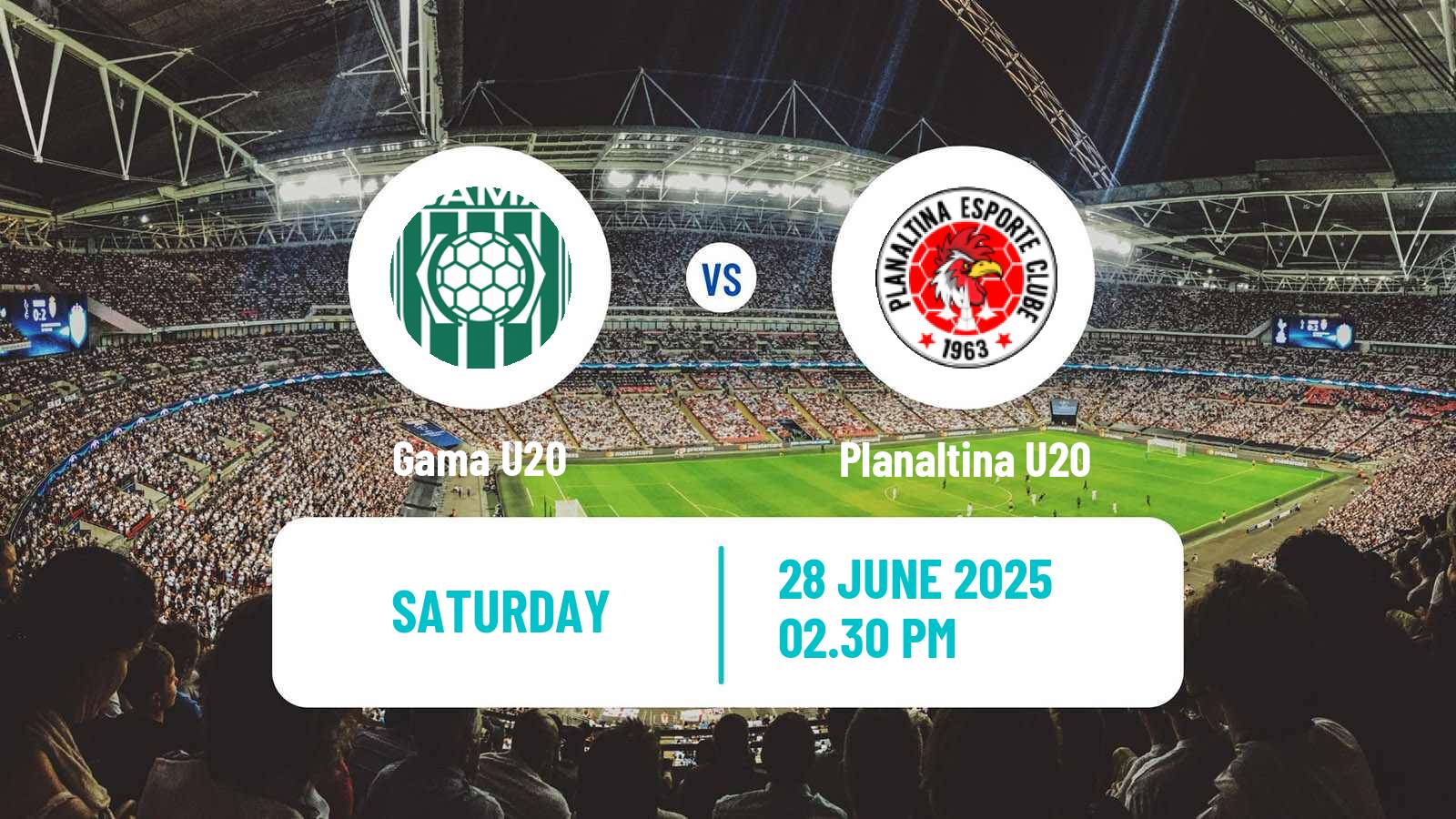 Soccer Brazilian Brasiliense U20 Gama U20 - Planaltina U20