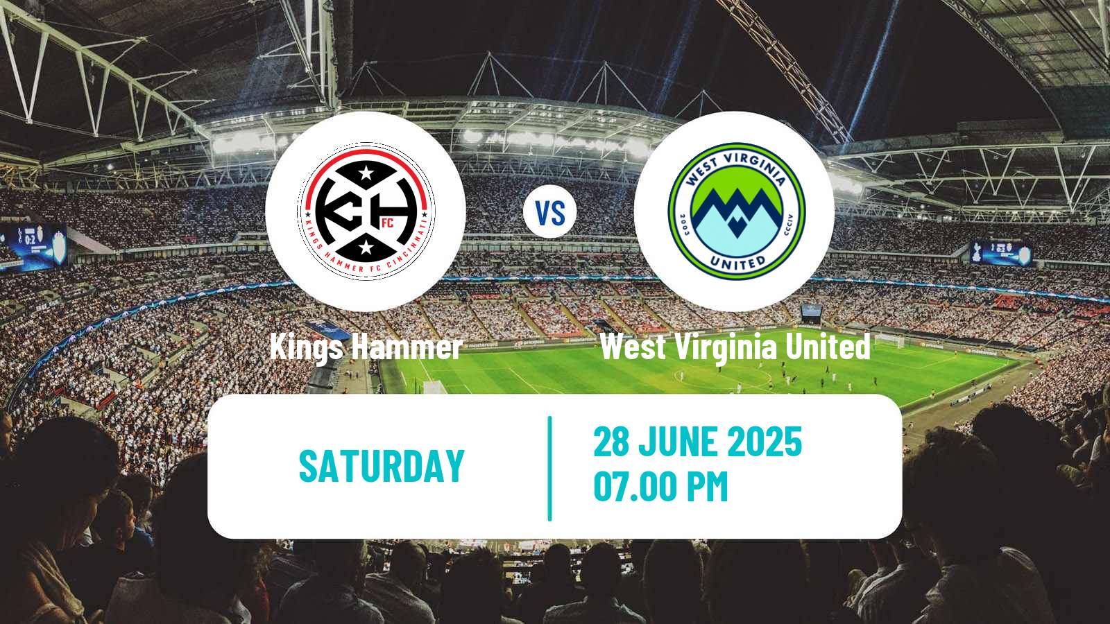 Soccer USL League Two Kings Hammer - West Virginia United