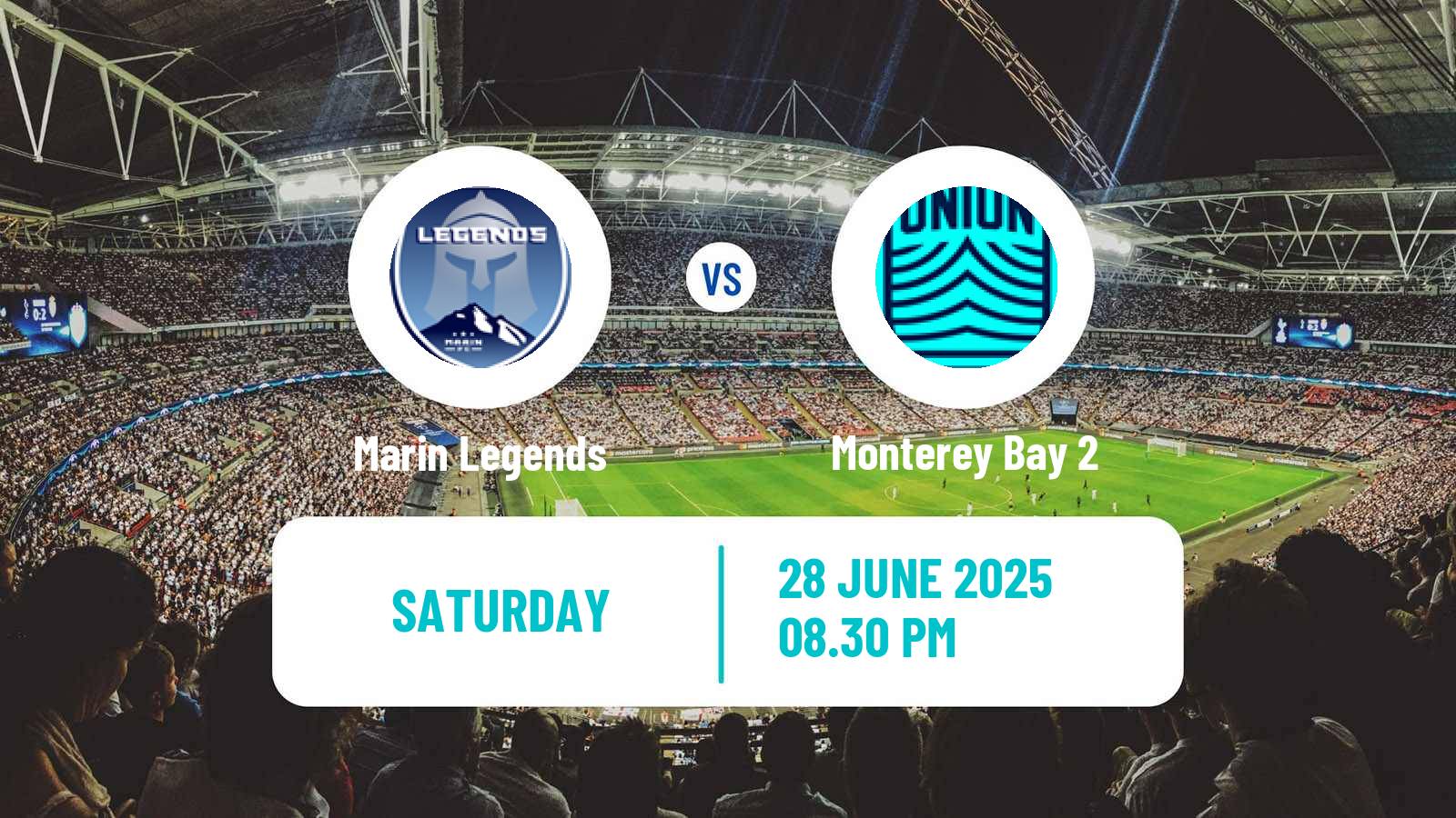 Soccer USL League Two Marin Legends - Monterey Bay 2