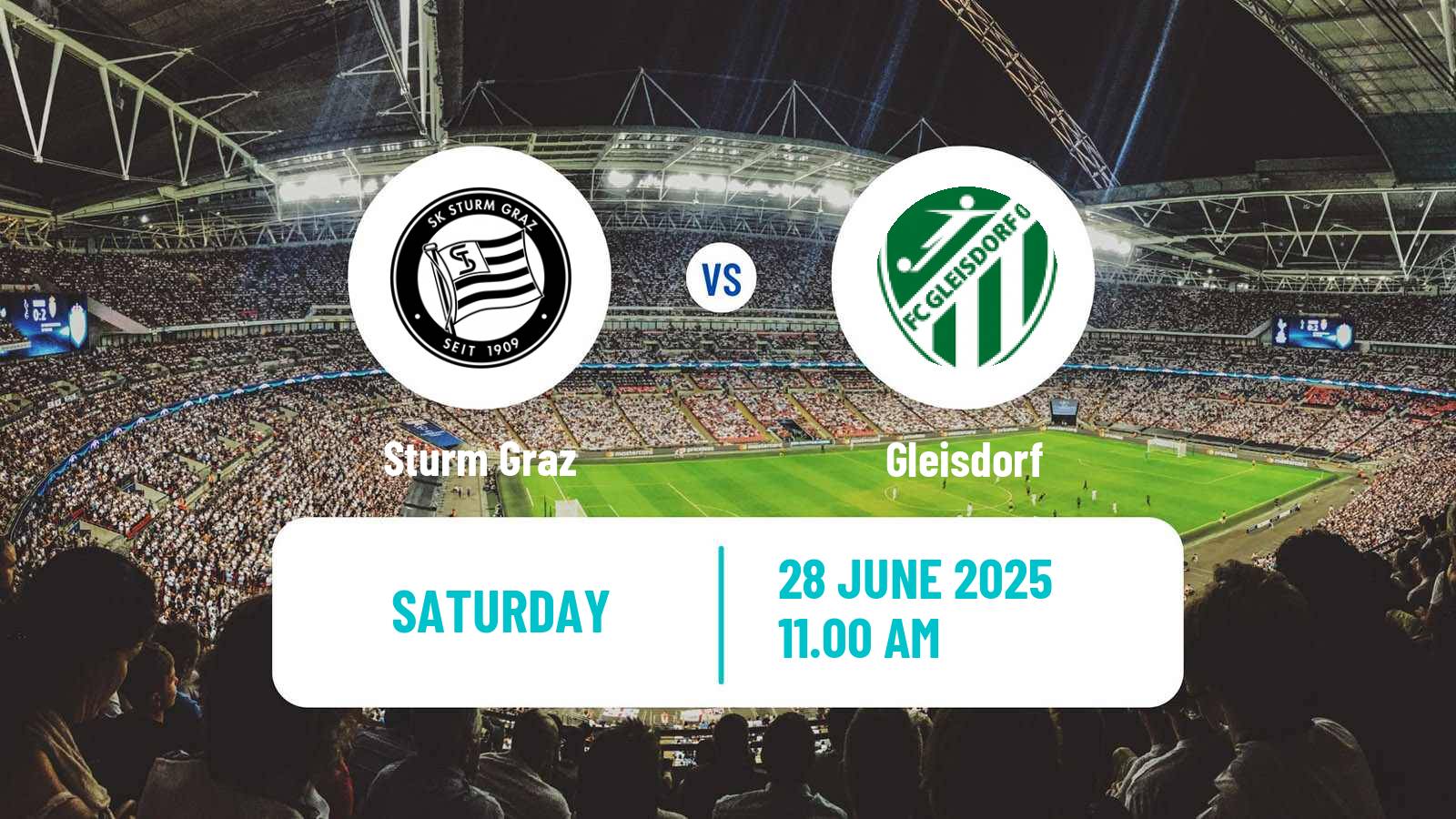 Soccer Club Friendly Sturm Graz - Gleisdorf