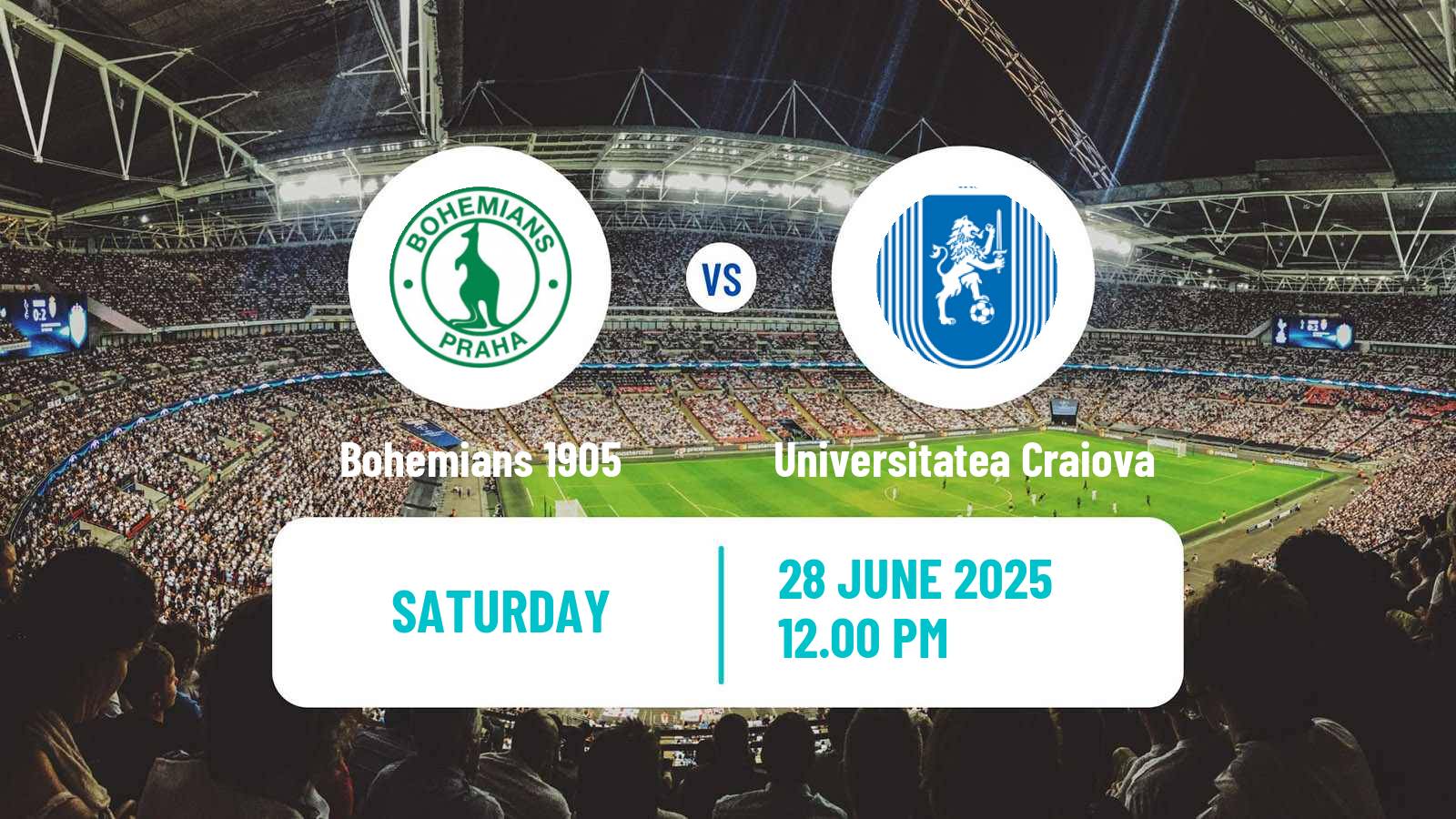 Soccer Club Friendly Bohemians 1905 - Universitatea Craiova